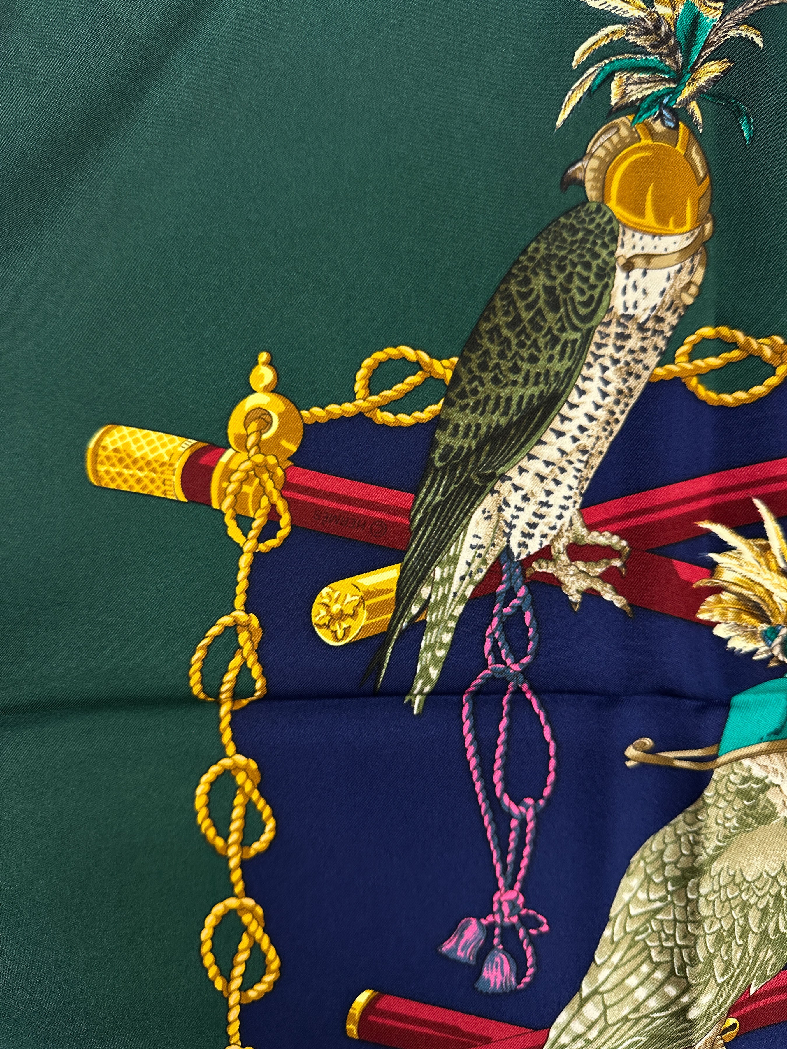 Hermès Les Oiseaux du Roy 90