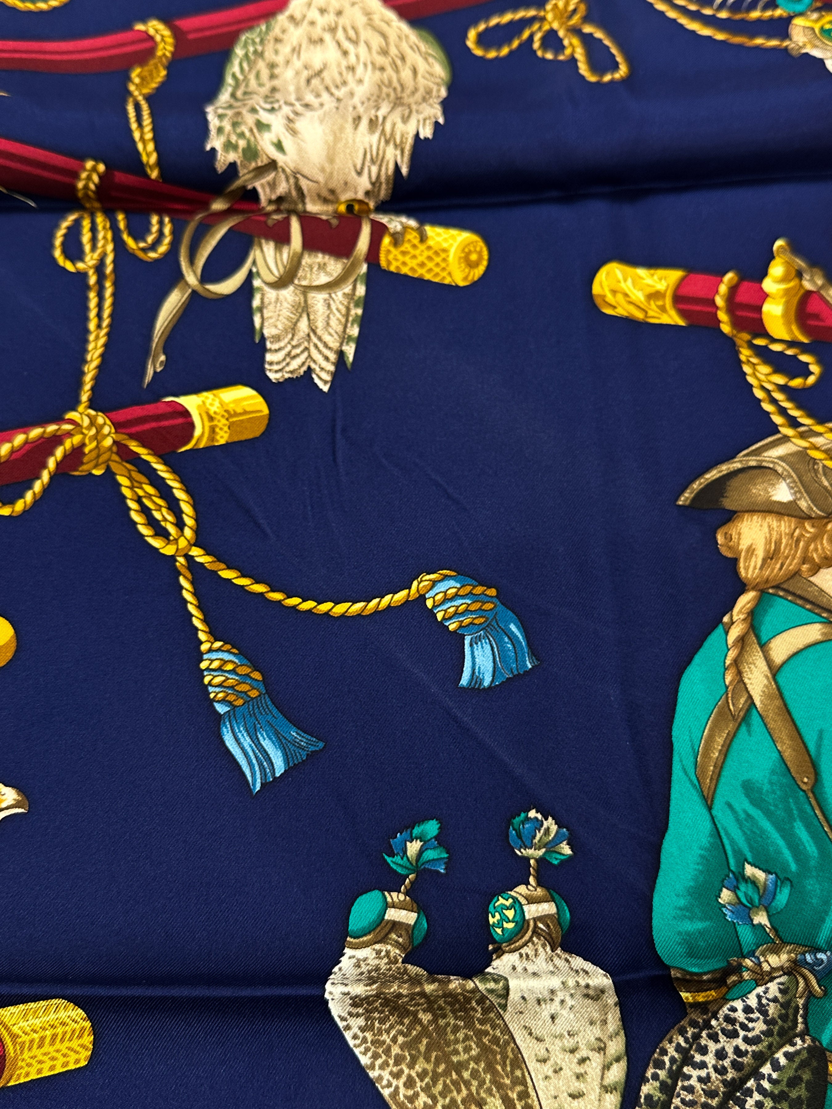 Hermès Les Oiseaux du Roy 90