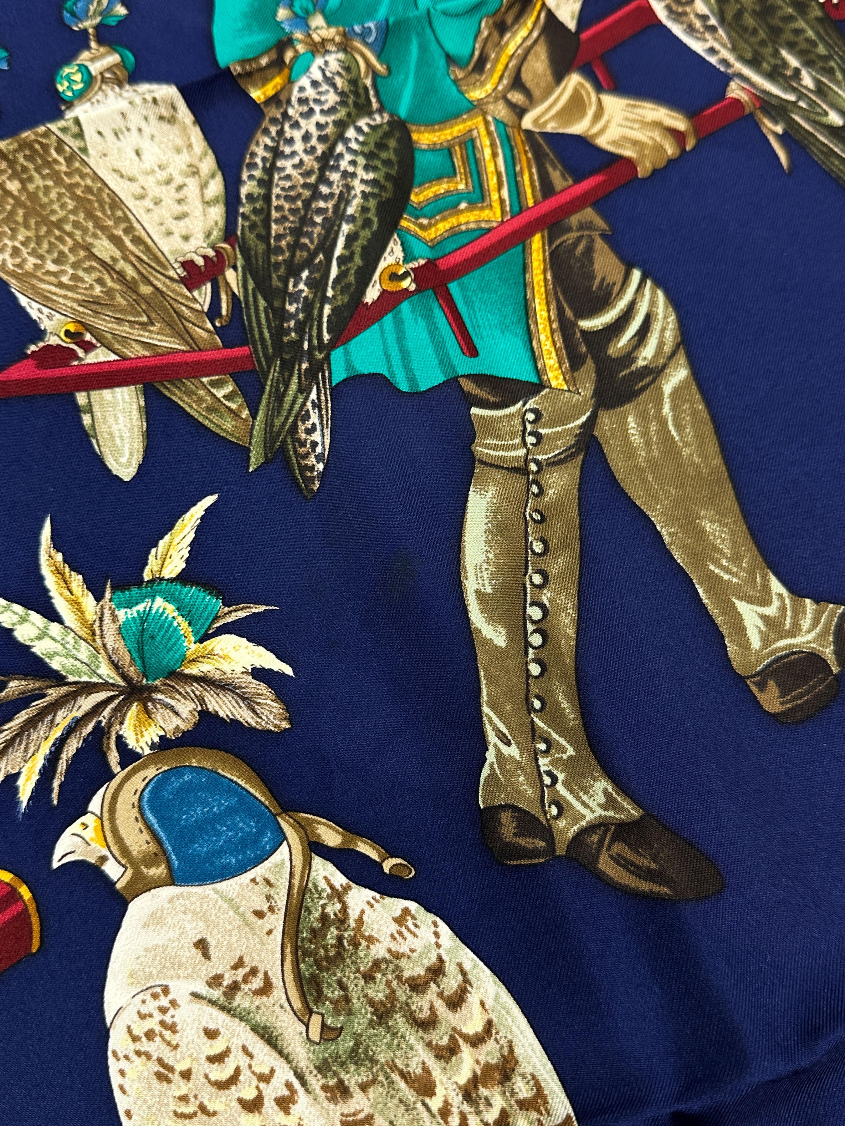 Hermès Les Oiseaux du Roy 90
