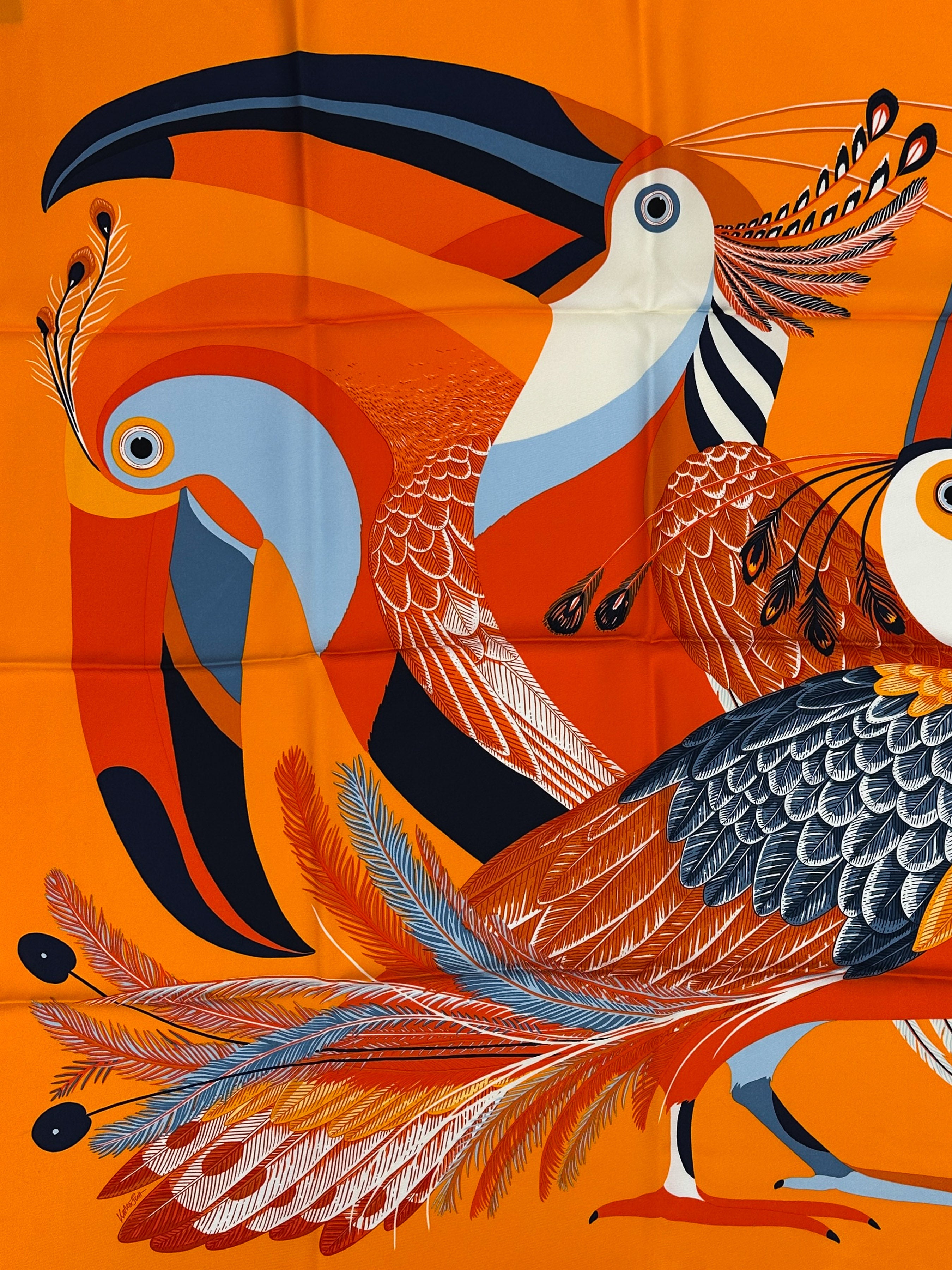 Hermès Toucans de Paradis 90