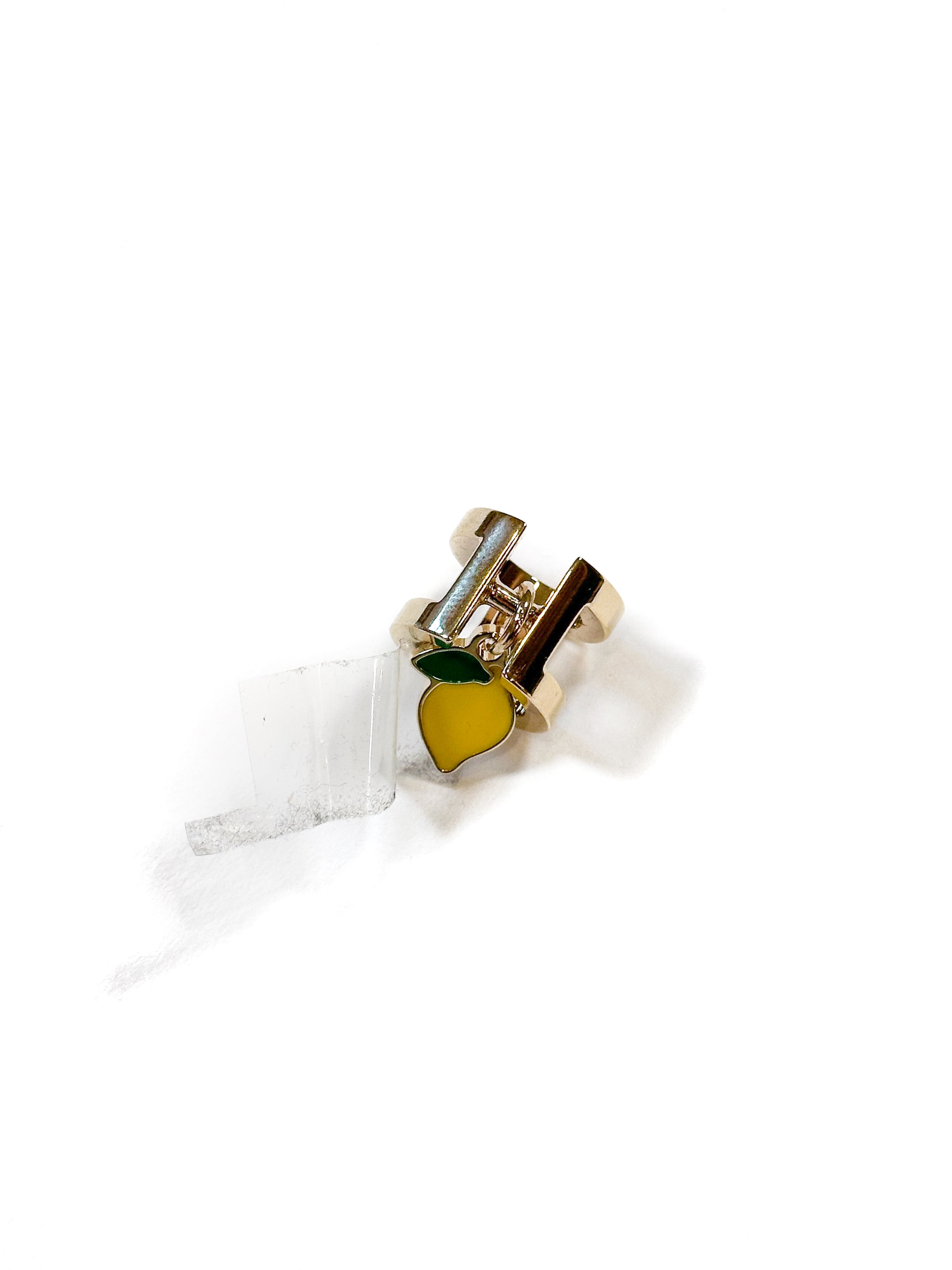 Hermès Mini H Citron Twilly Ring