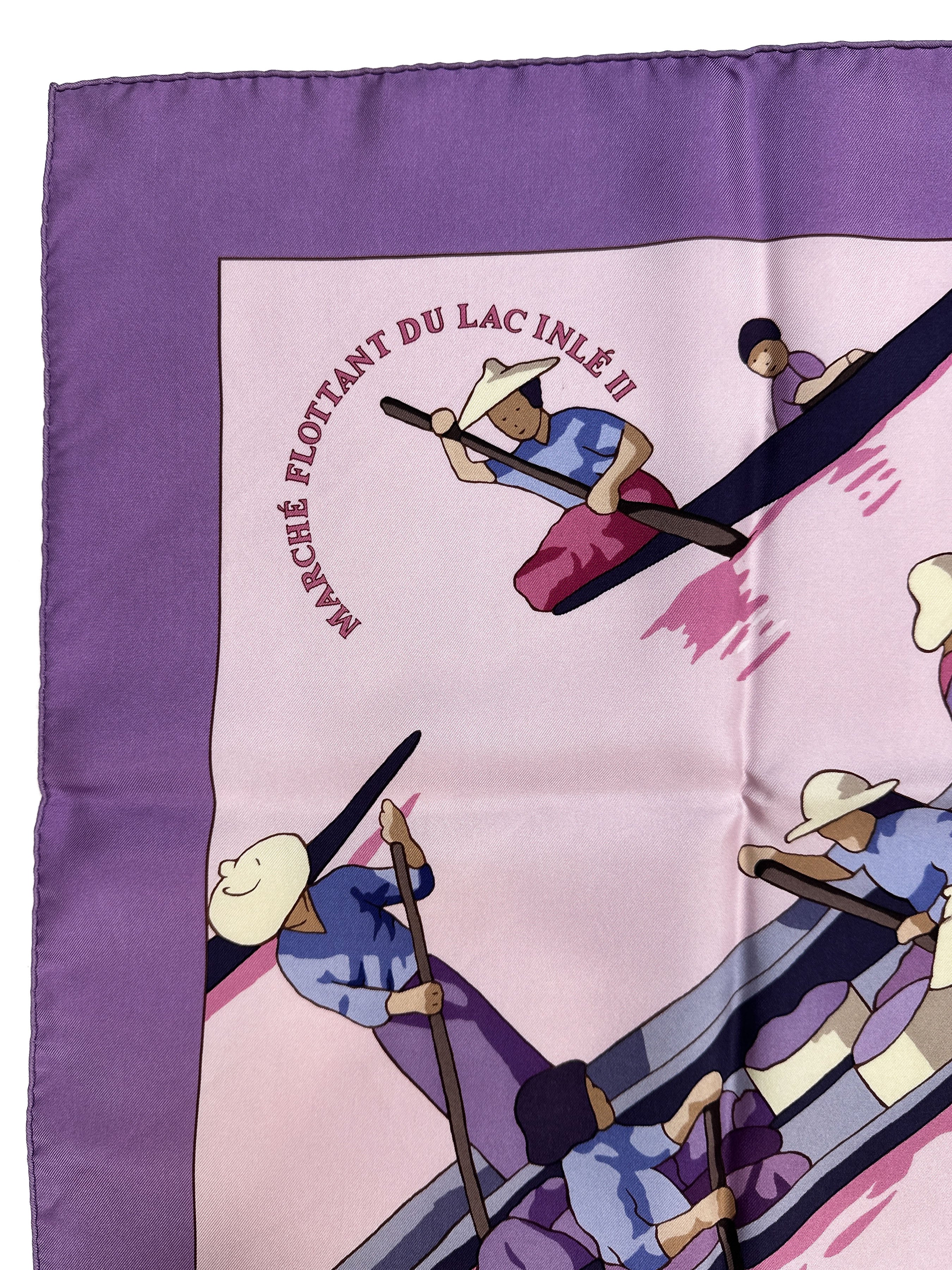 Hermès Marché Flottant Du Lac Inlé II 90