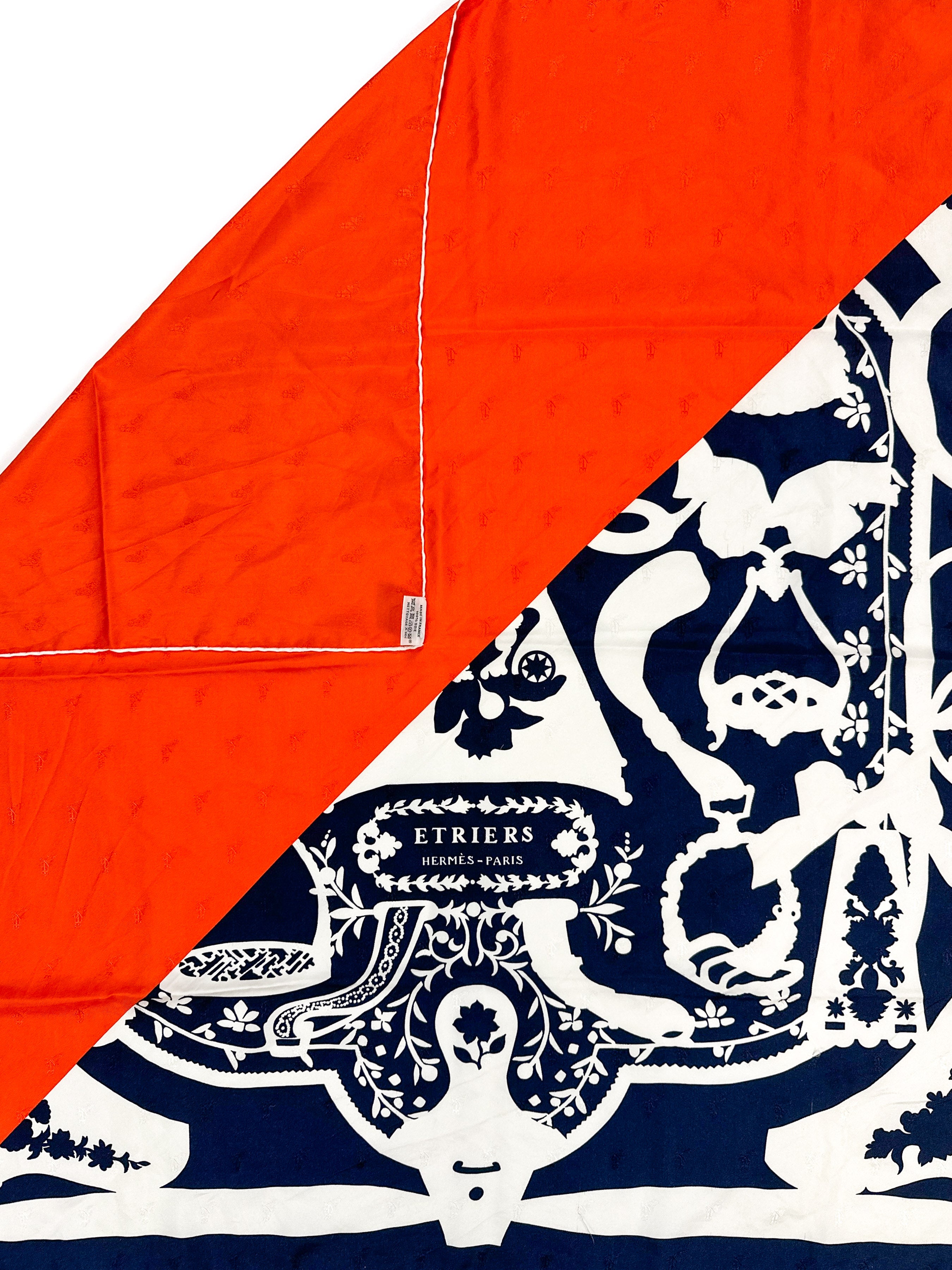 Hermès Etriers Tatouages Jacquard 90