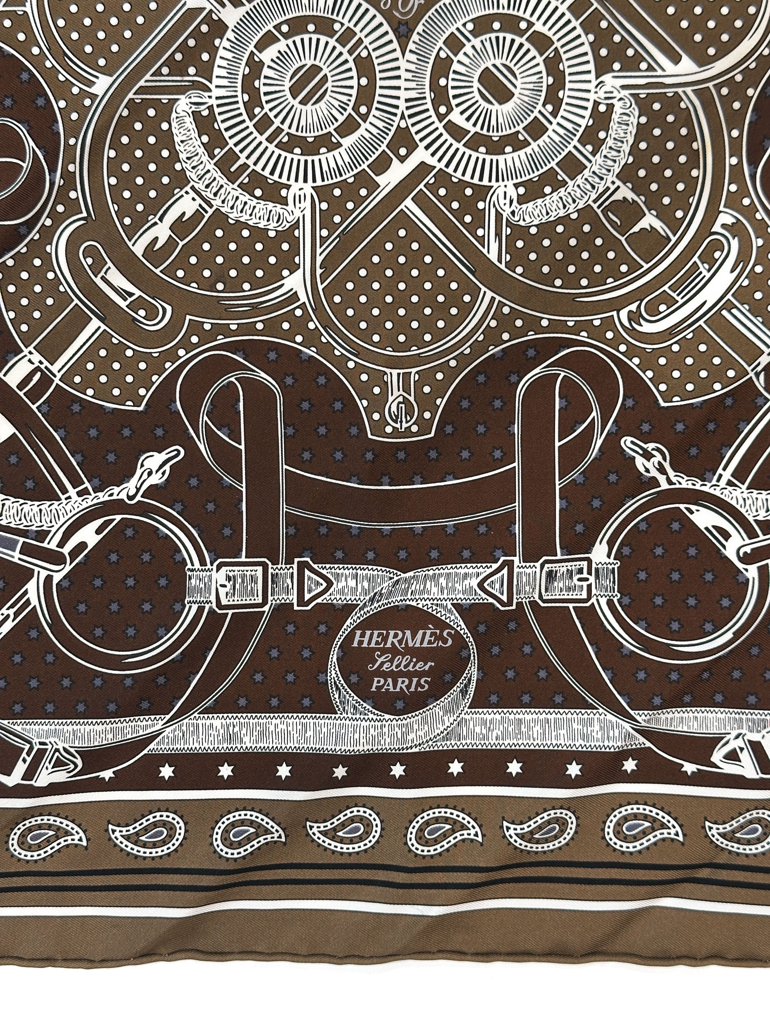 Hermès Eperon d'Or Bandana 55