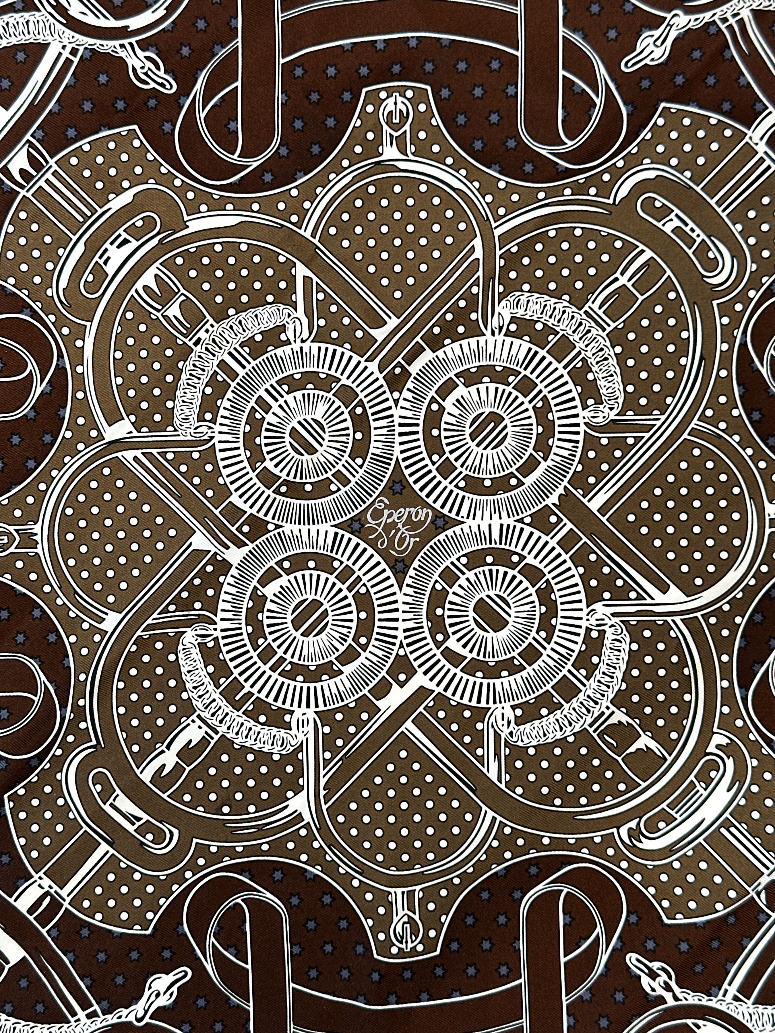 Hermès Eperon d'Or Bandana 55
