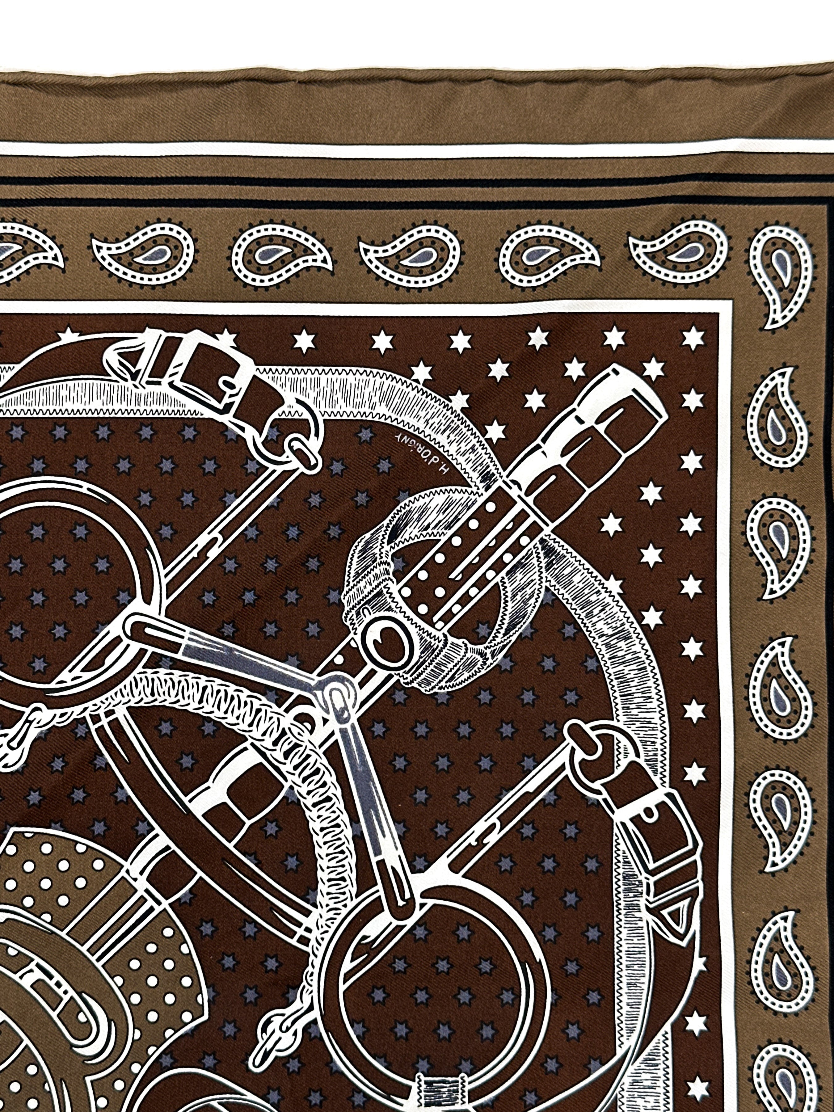 Hermès Eperon d'Or Bandana 55