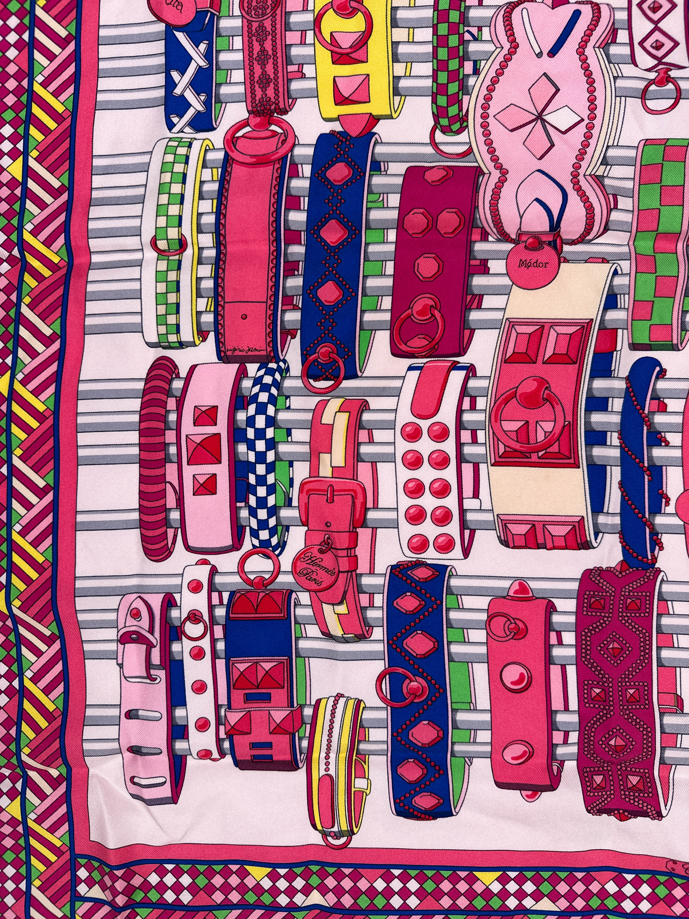 Hermès Colliers et Chiens Wash 90