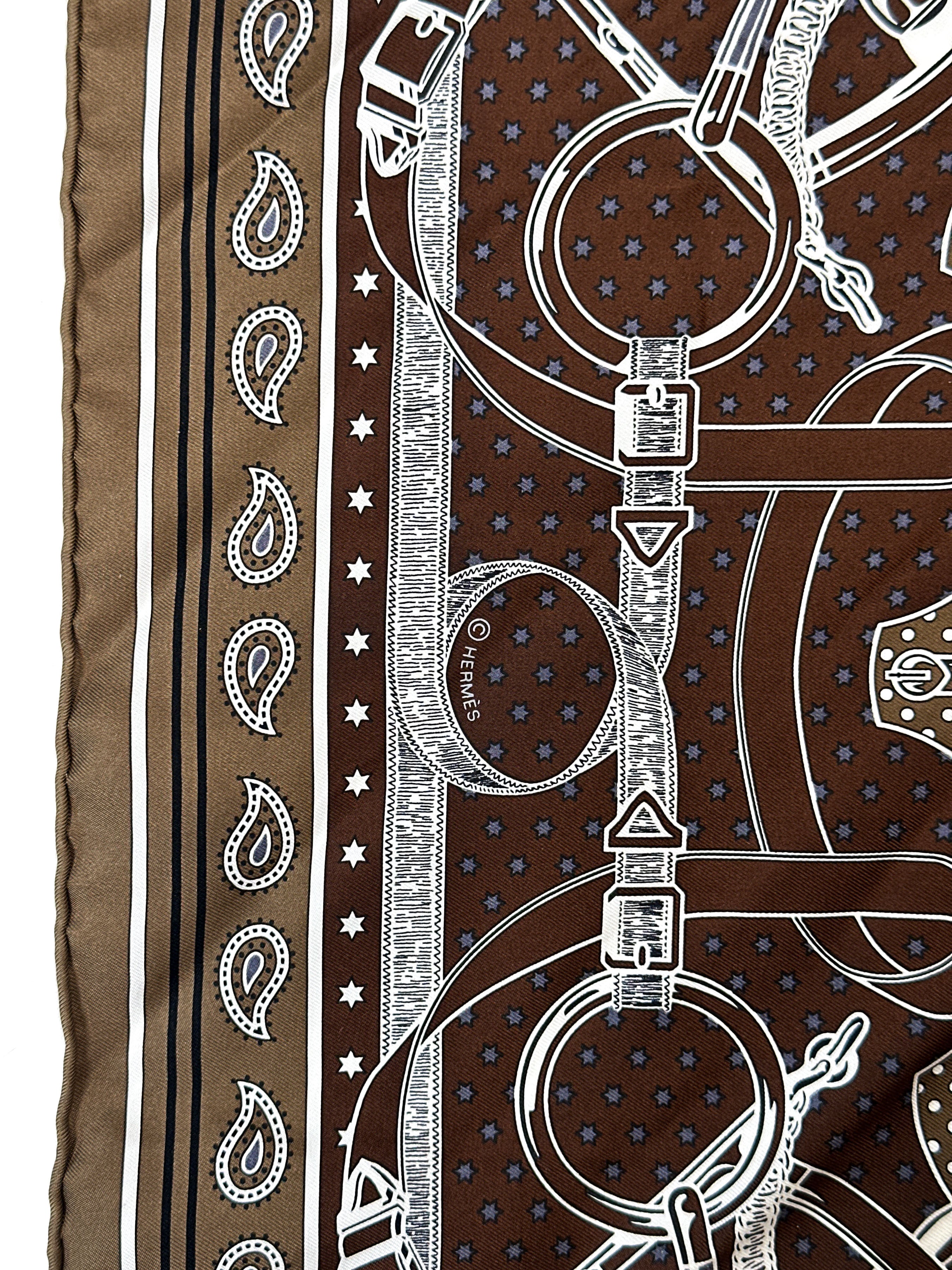 Hermès Eperon d'Or Bandana 55
