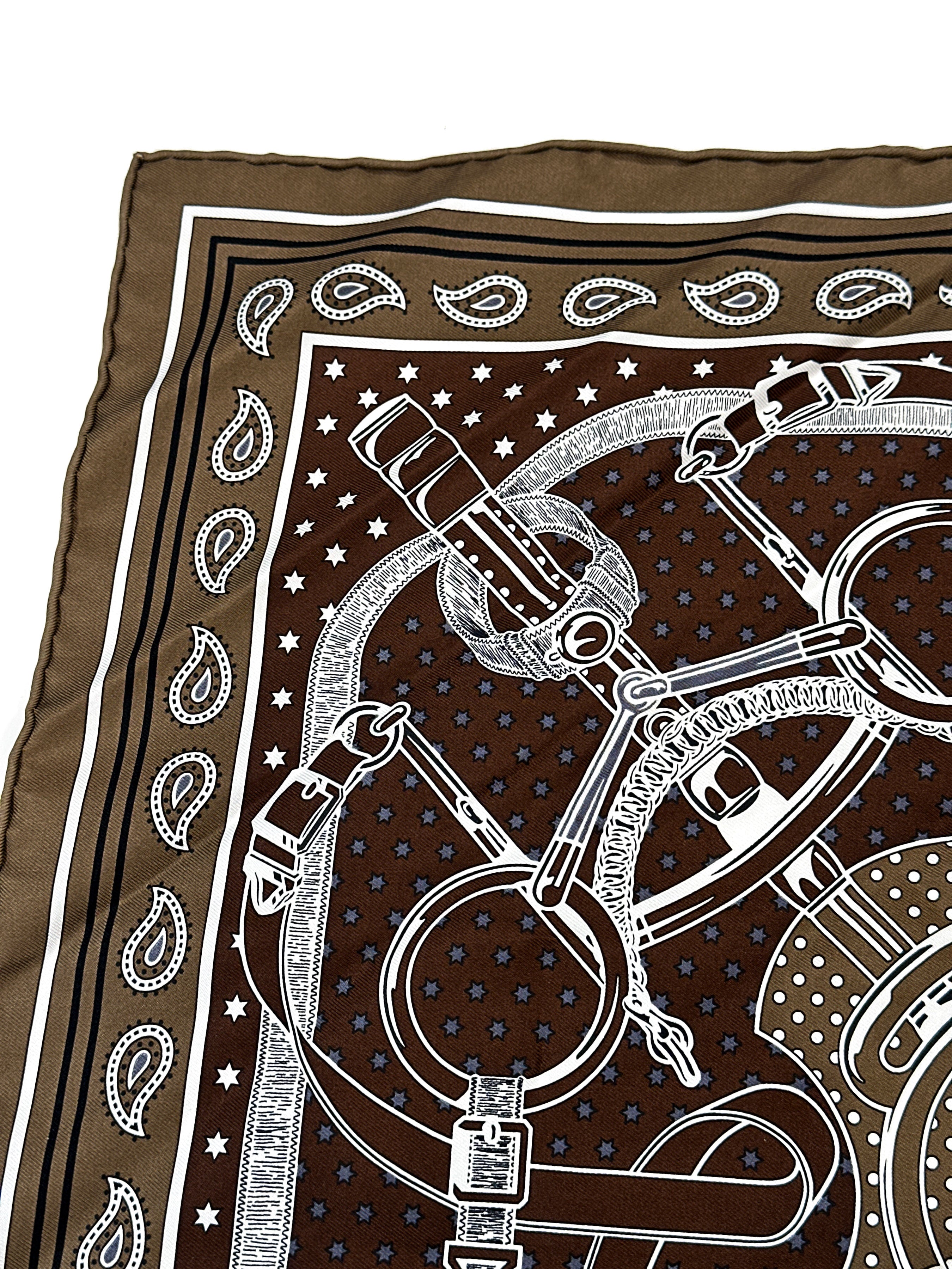 Hermès Eperon d'Or Bandana 55