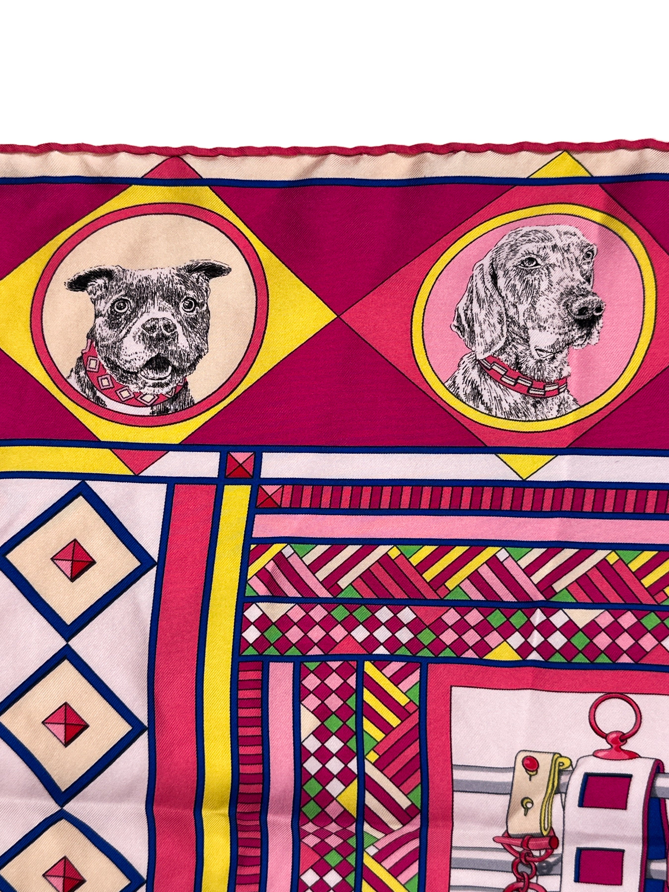 Hermès Colliers et Chiens Wash 90