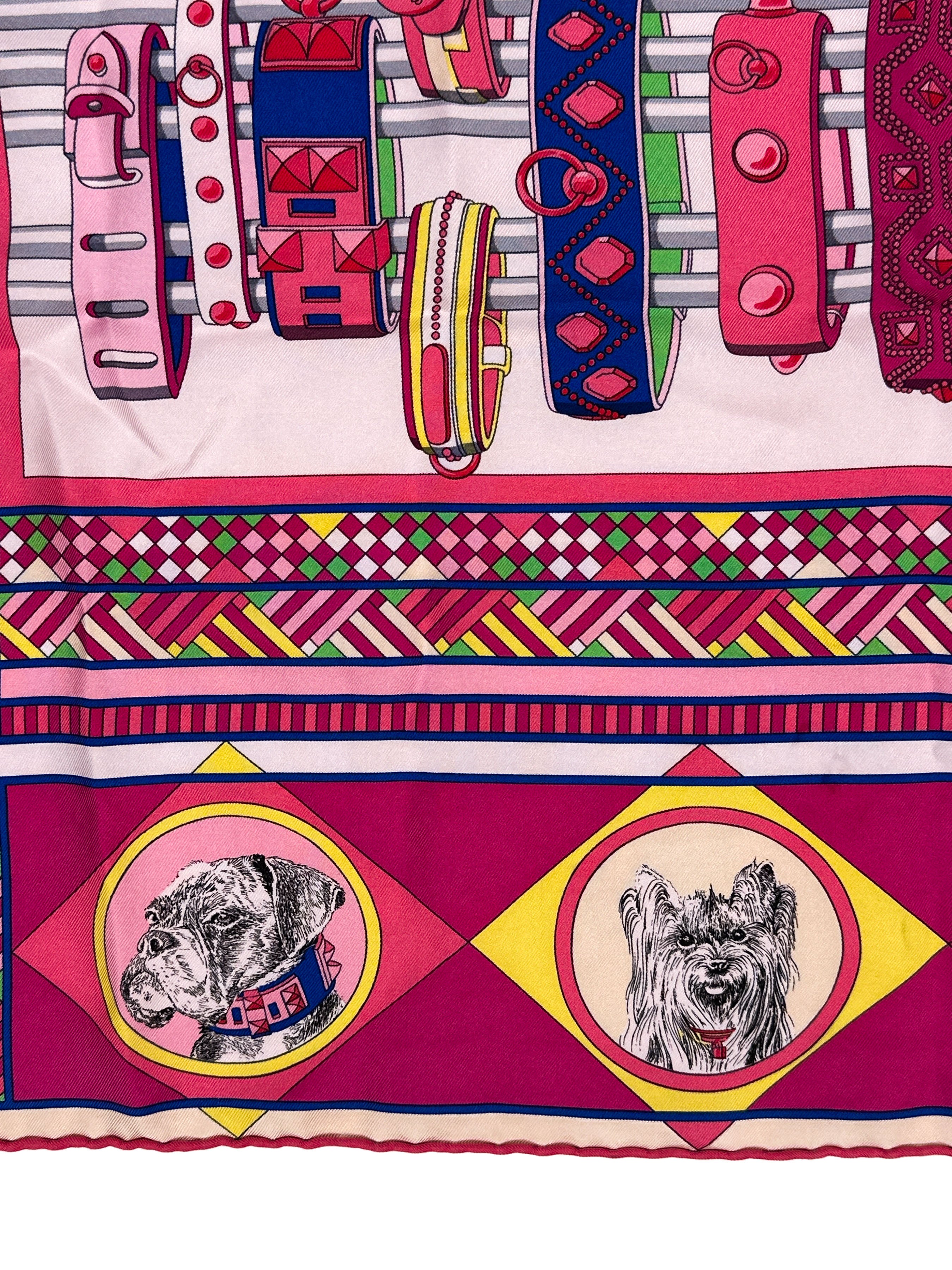 Hermès Colliers et Chiens Wash 90