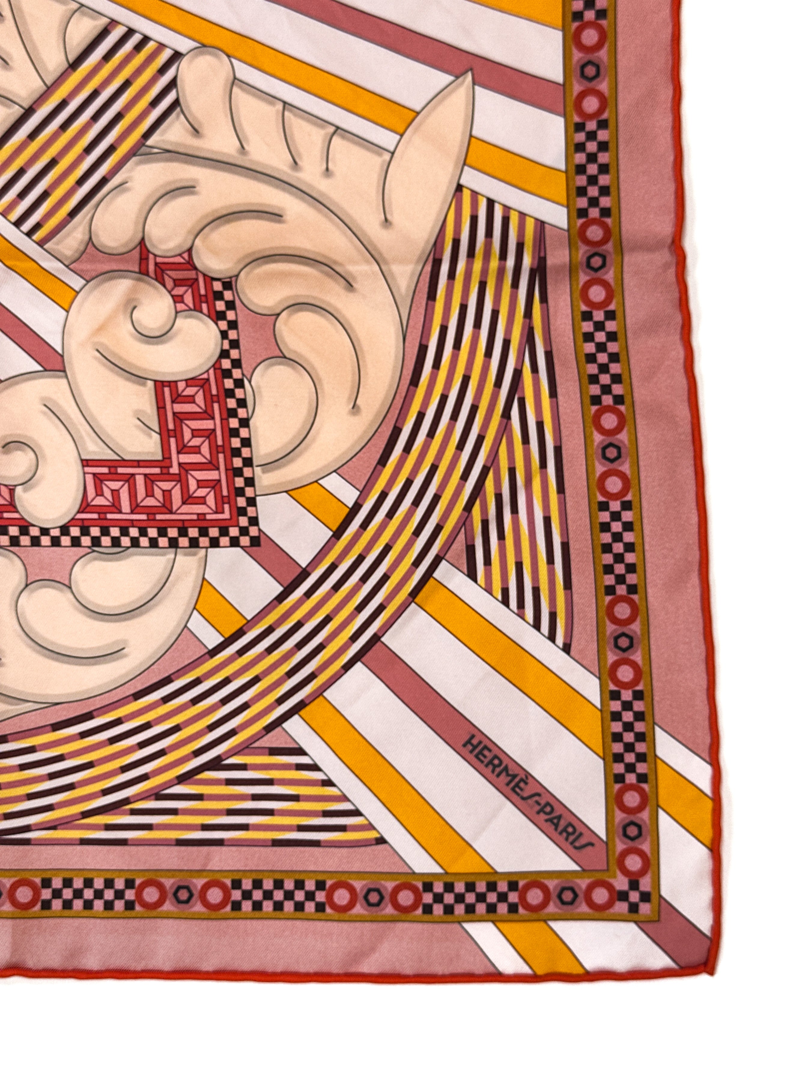 Hermès A La Lumiere du Flambeau Double Face 90