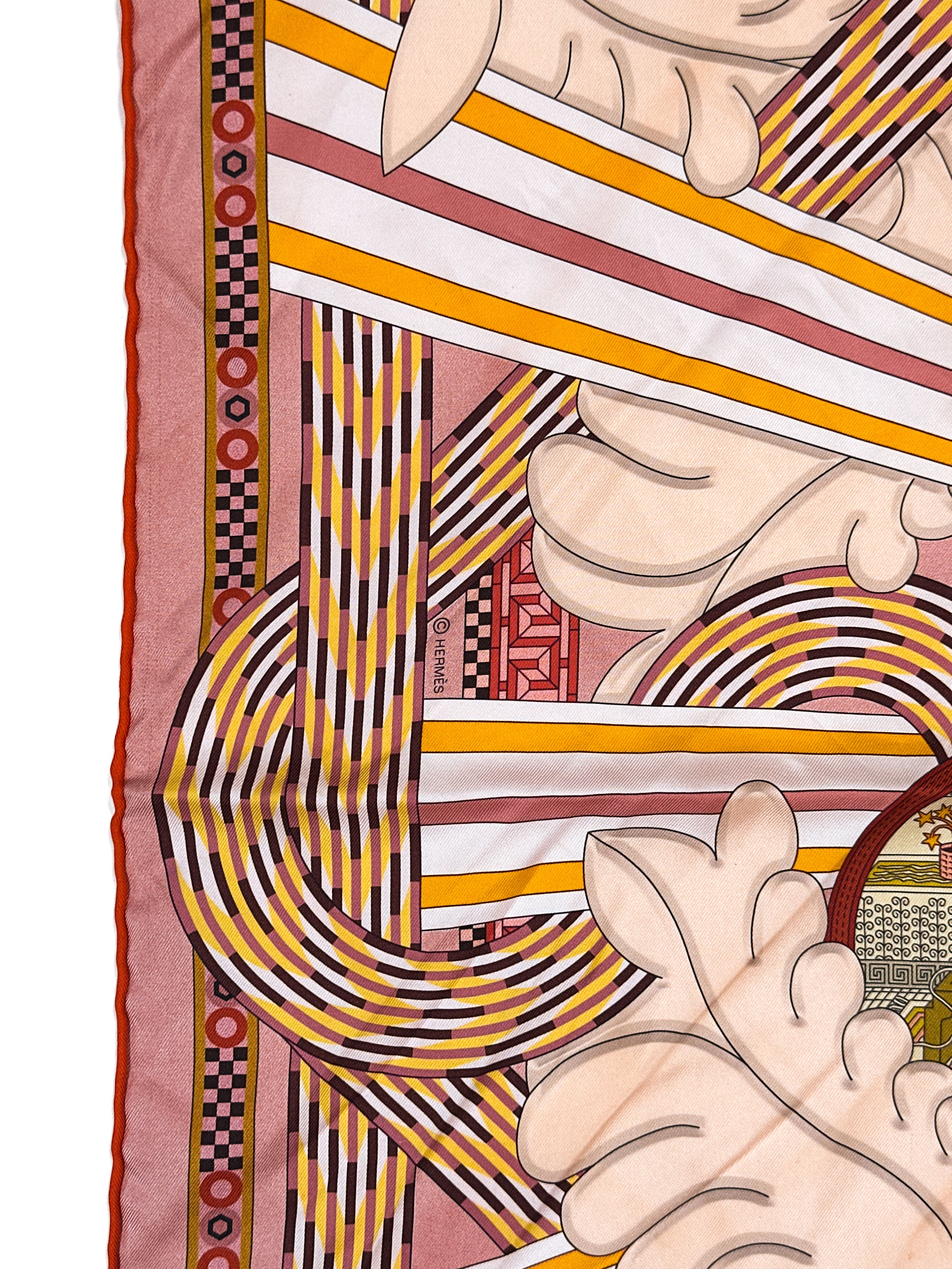 Hermès A La Lumiere du Flambeau Double Face 90