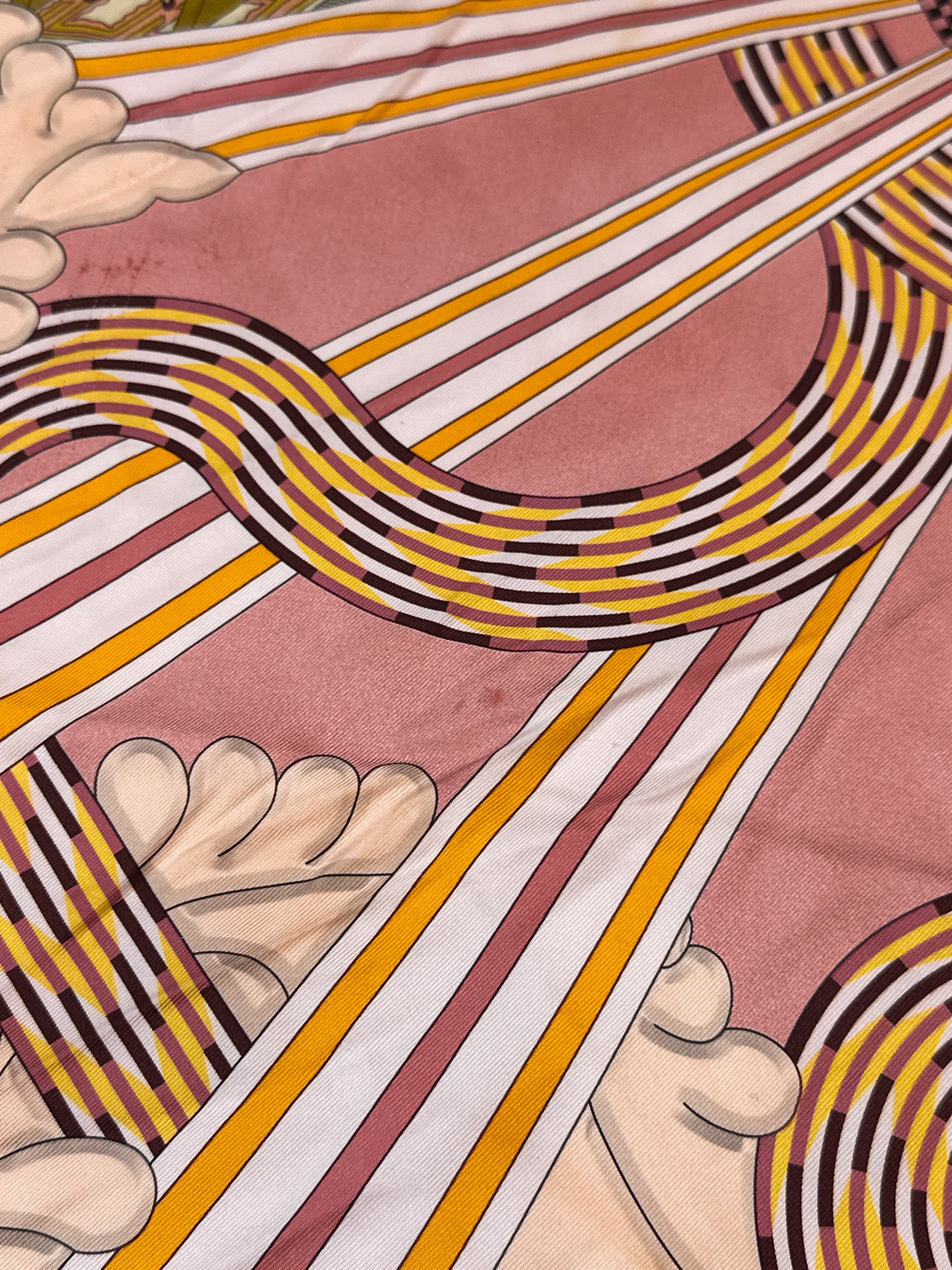 Hermès A La Lumiere du Flambeau Double Face 90