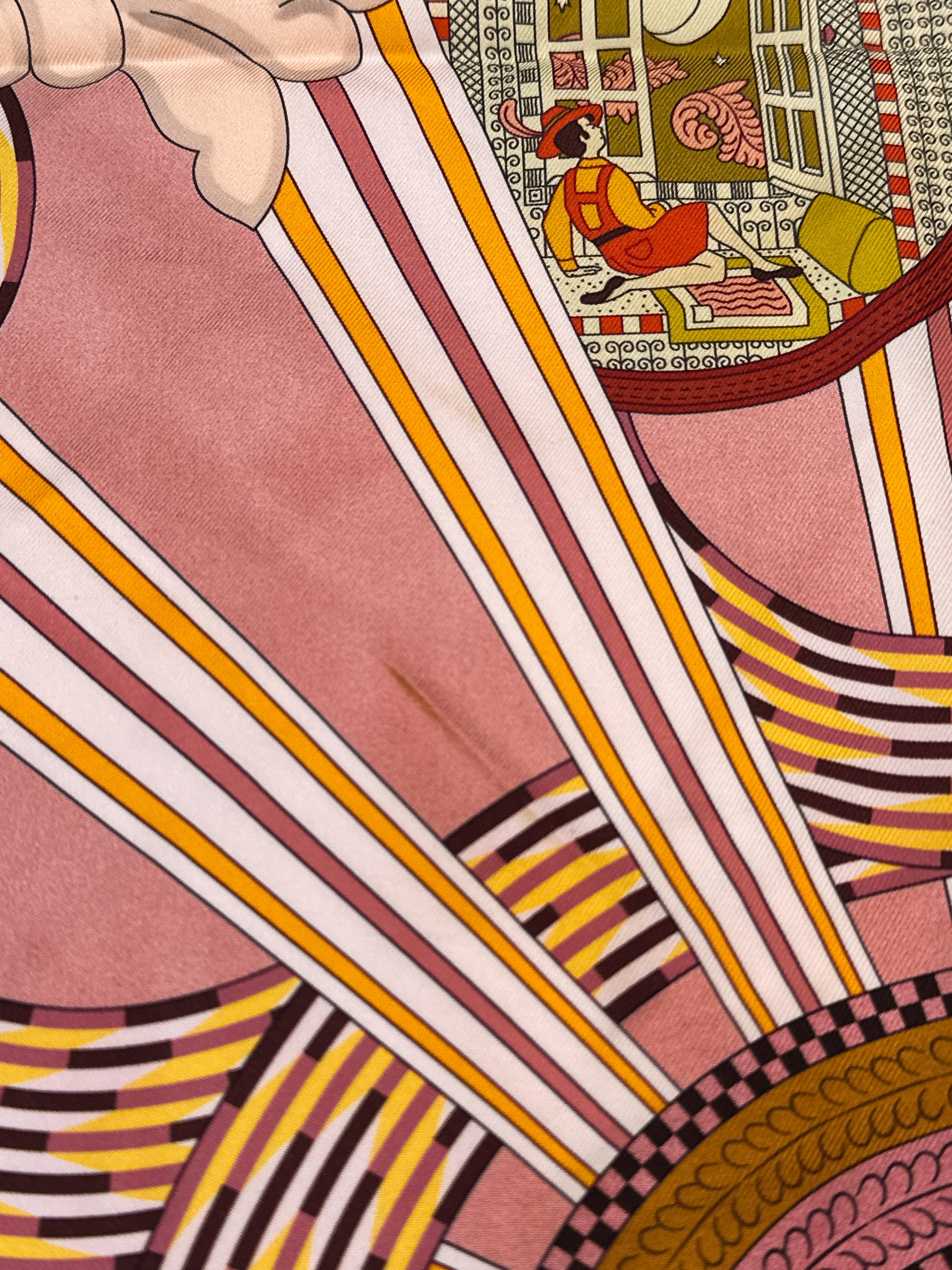 Hermès A La Lumiere du Flambeau Double Face 90