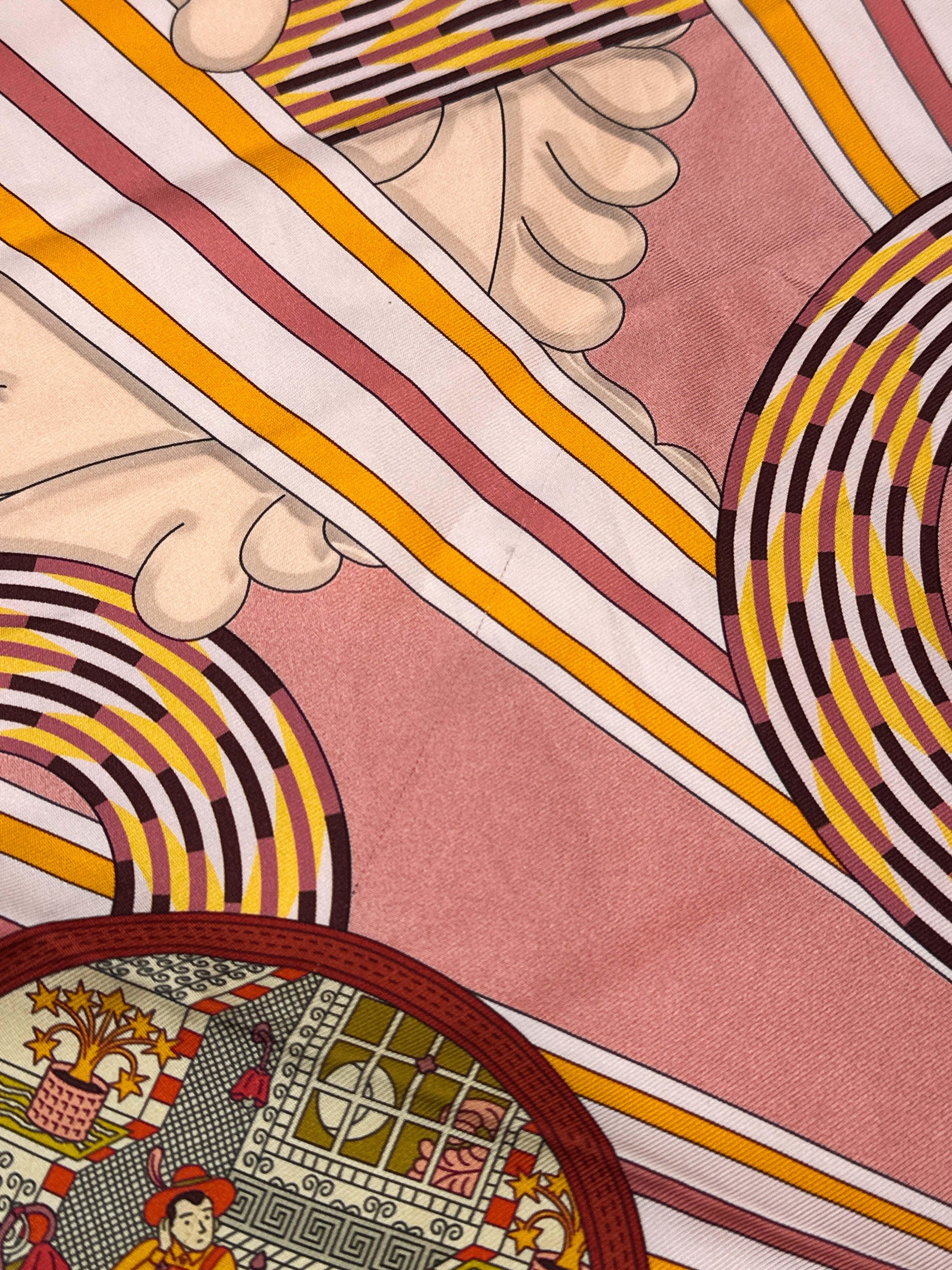 Hermès A La Lumiere du Flambeau Double Face 90