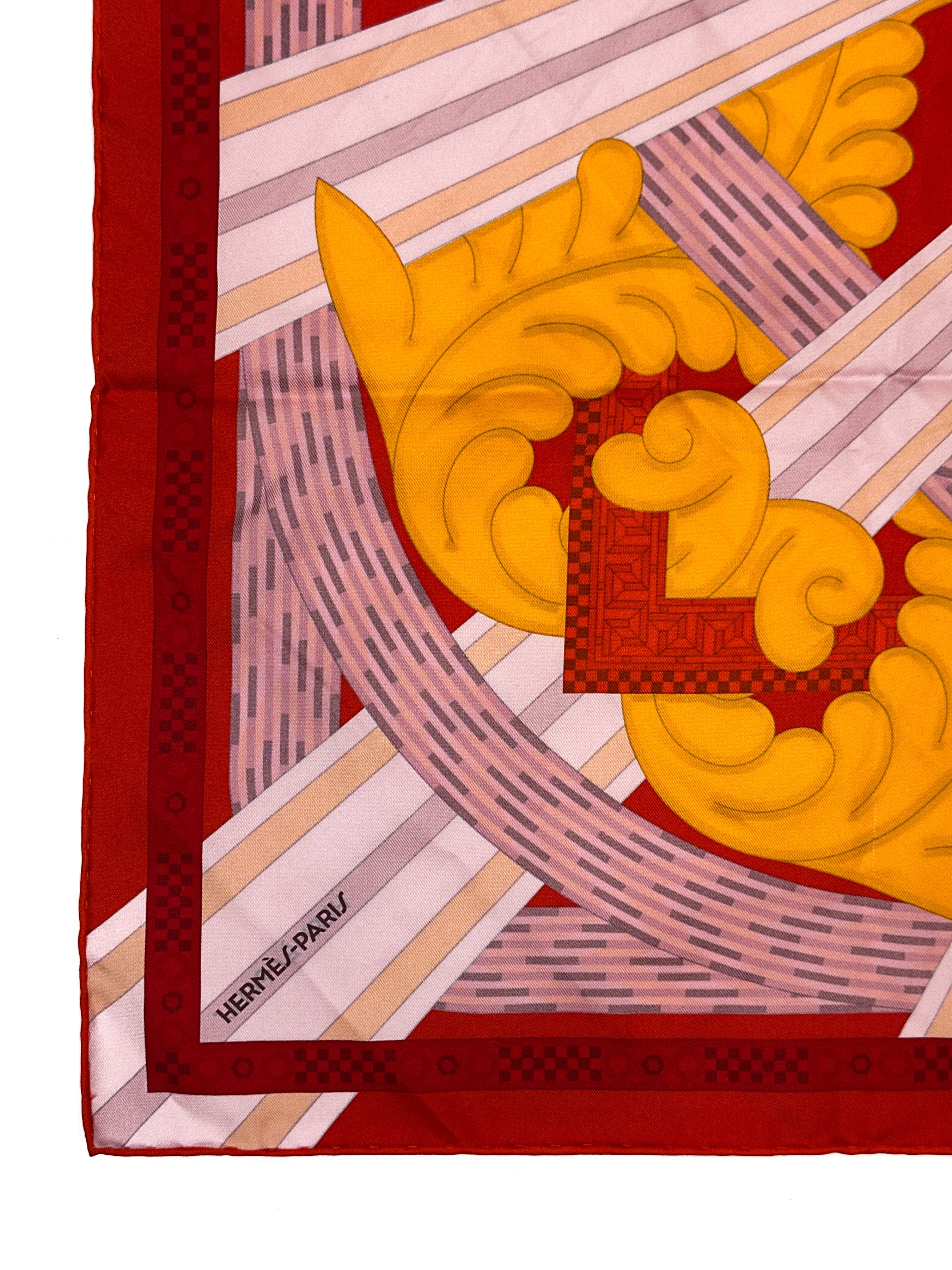 Hermès A La Lumiere du Flambeau Double Face 90