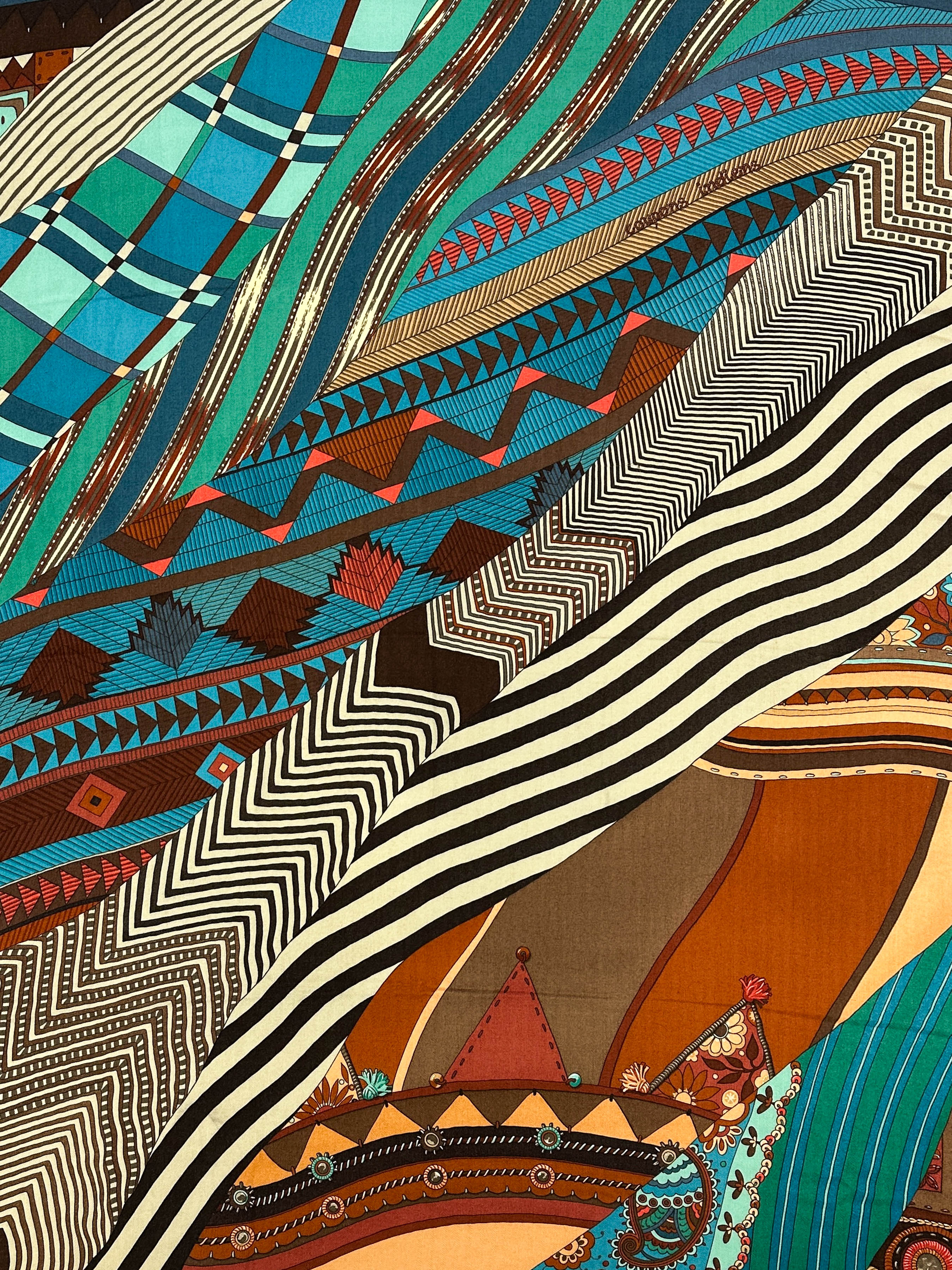 Hermès Coupons Indiens Cashmere 140