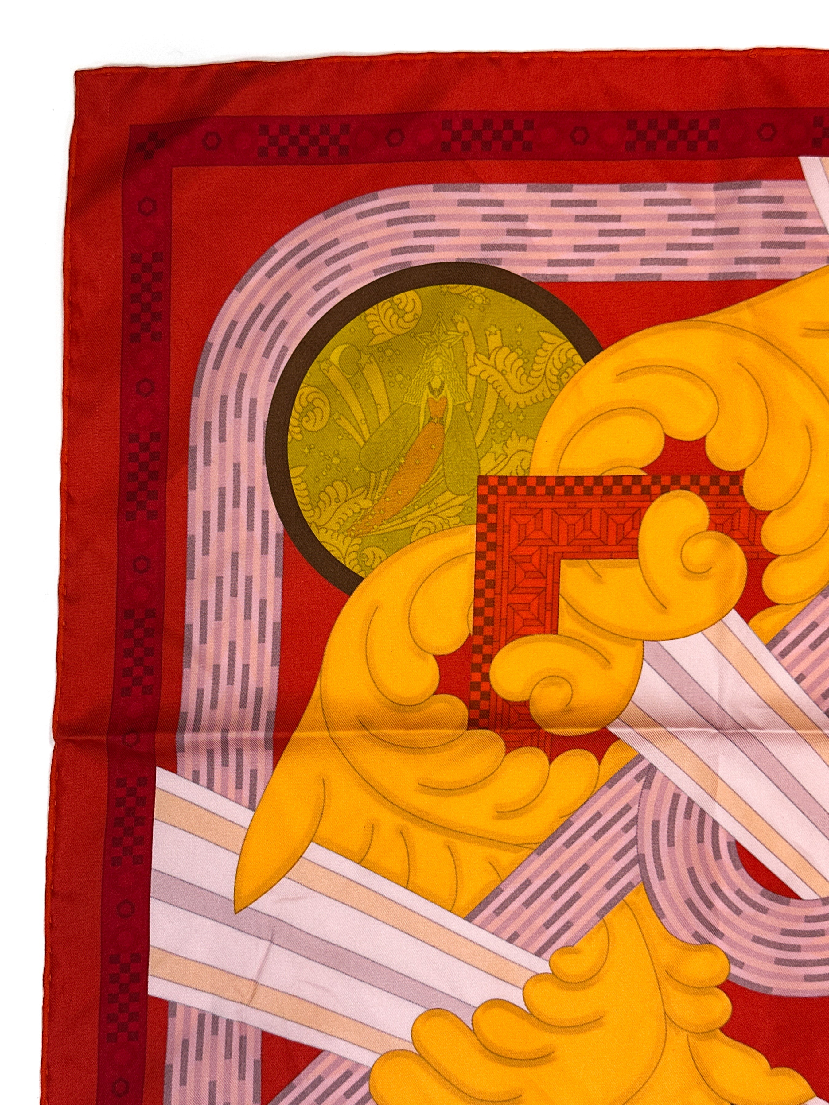 Hermès A La Lumiere du Flambeau Double Face 90