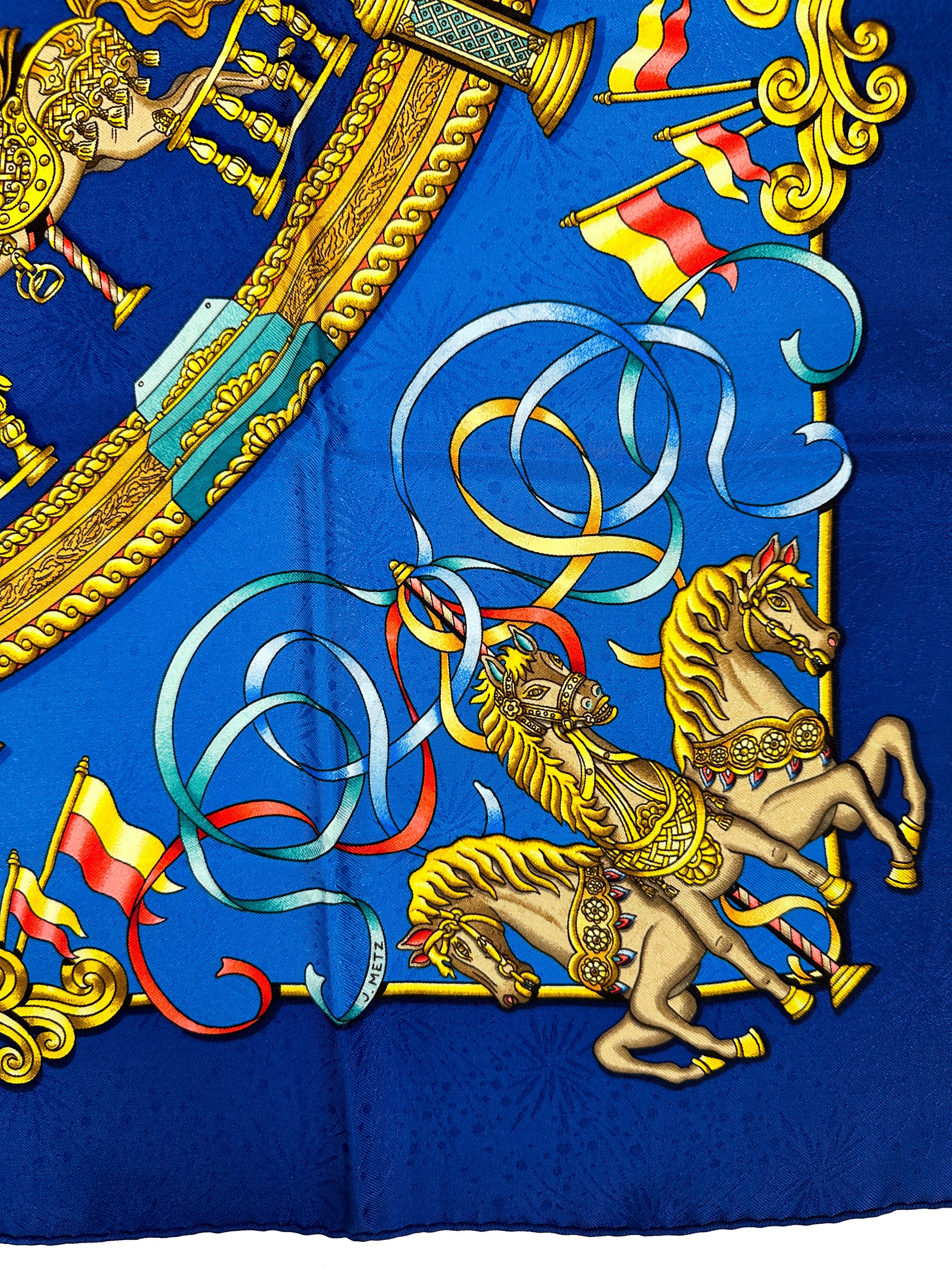 Hermès Luna Park Jacquard 90