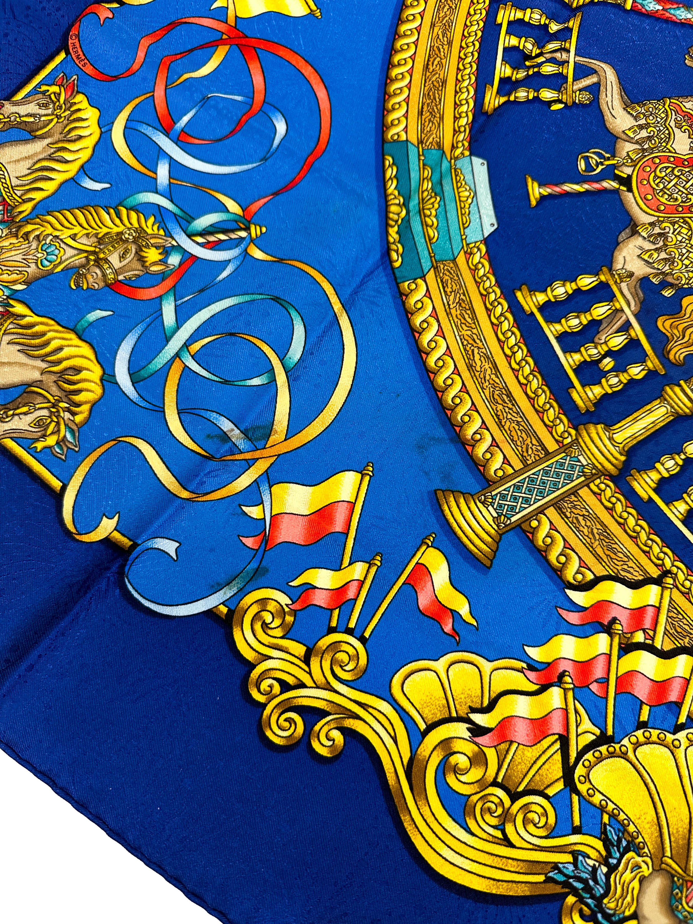 Hermès Luna Park Jacquard 90