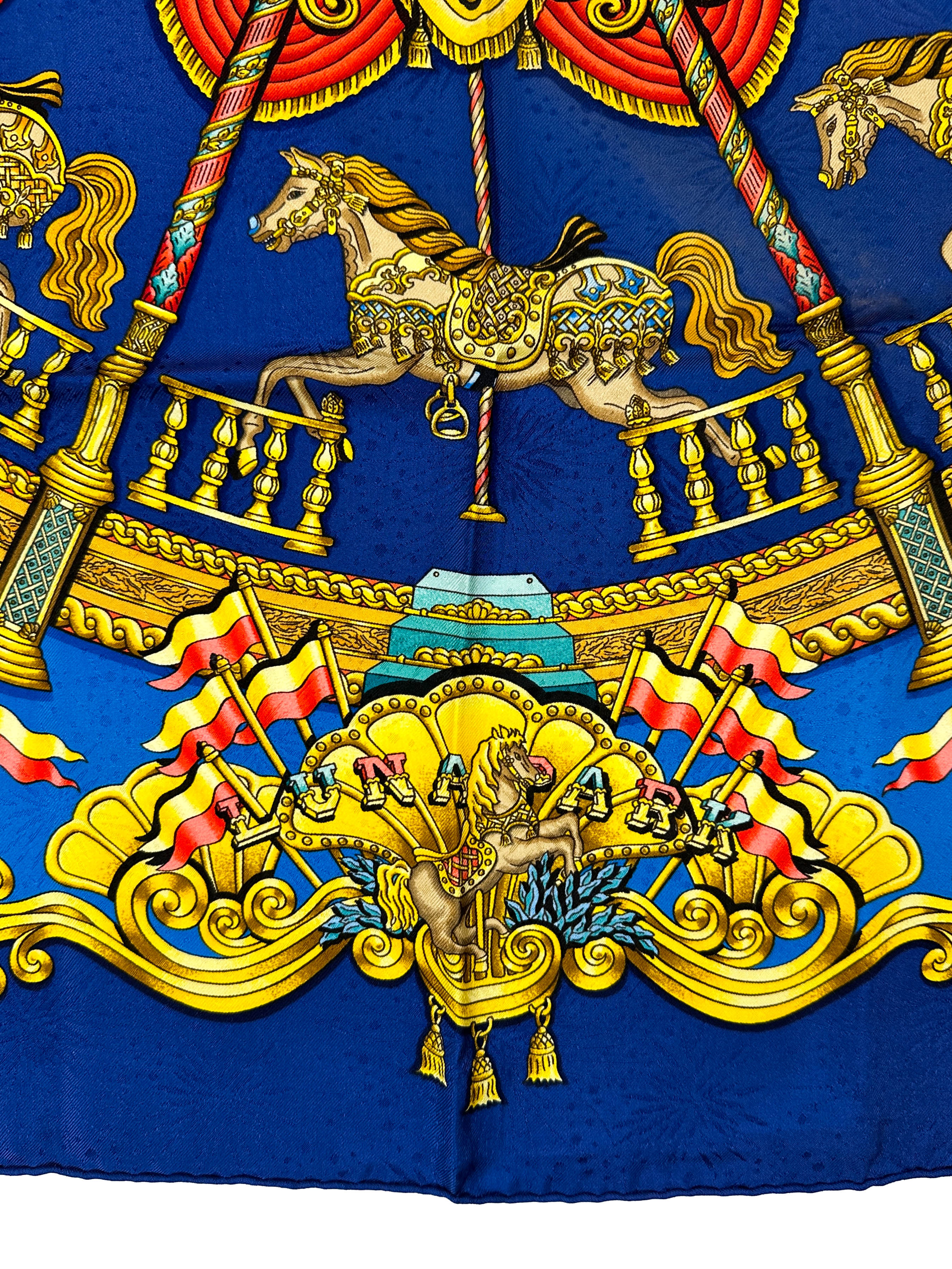 Hermès Luna Park Jacquard 90