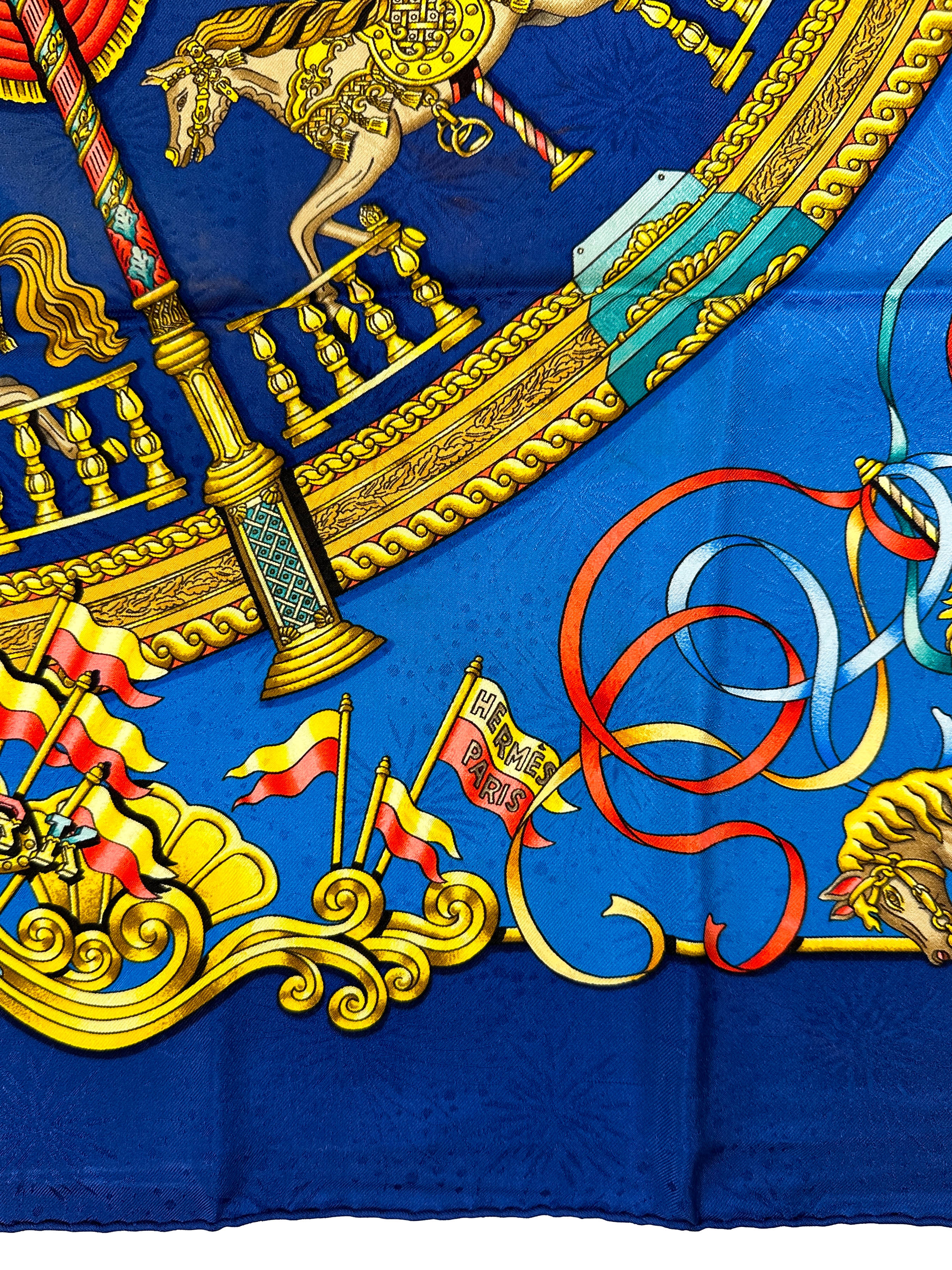Hermès Luna Park Jacquard 90