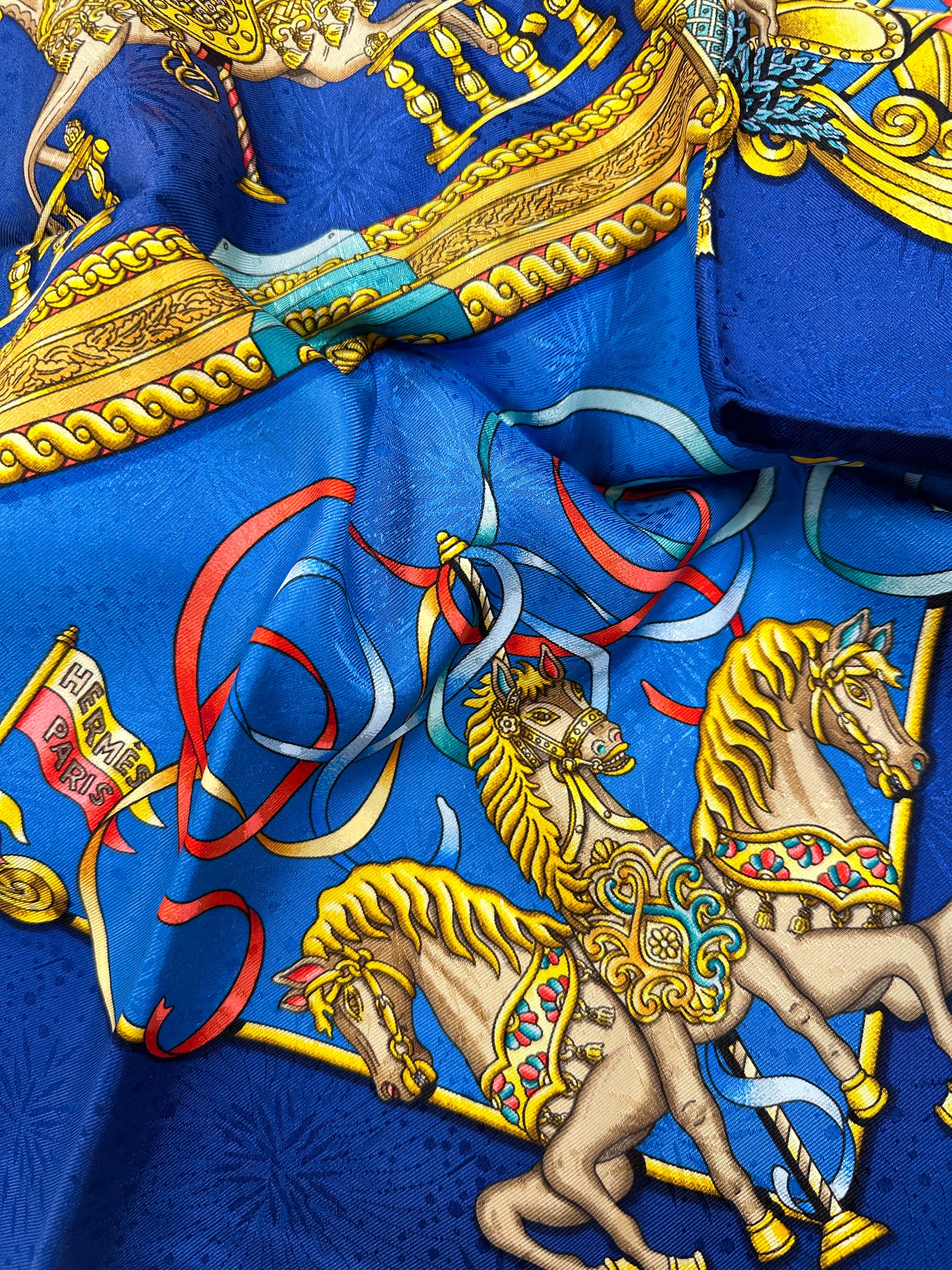 Hermès Luna Park Jacquard 90