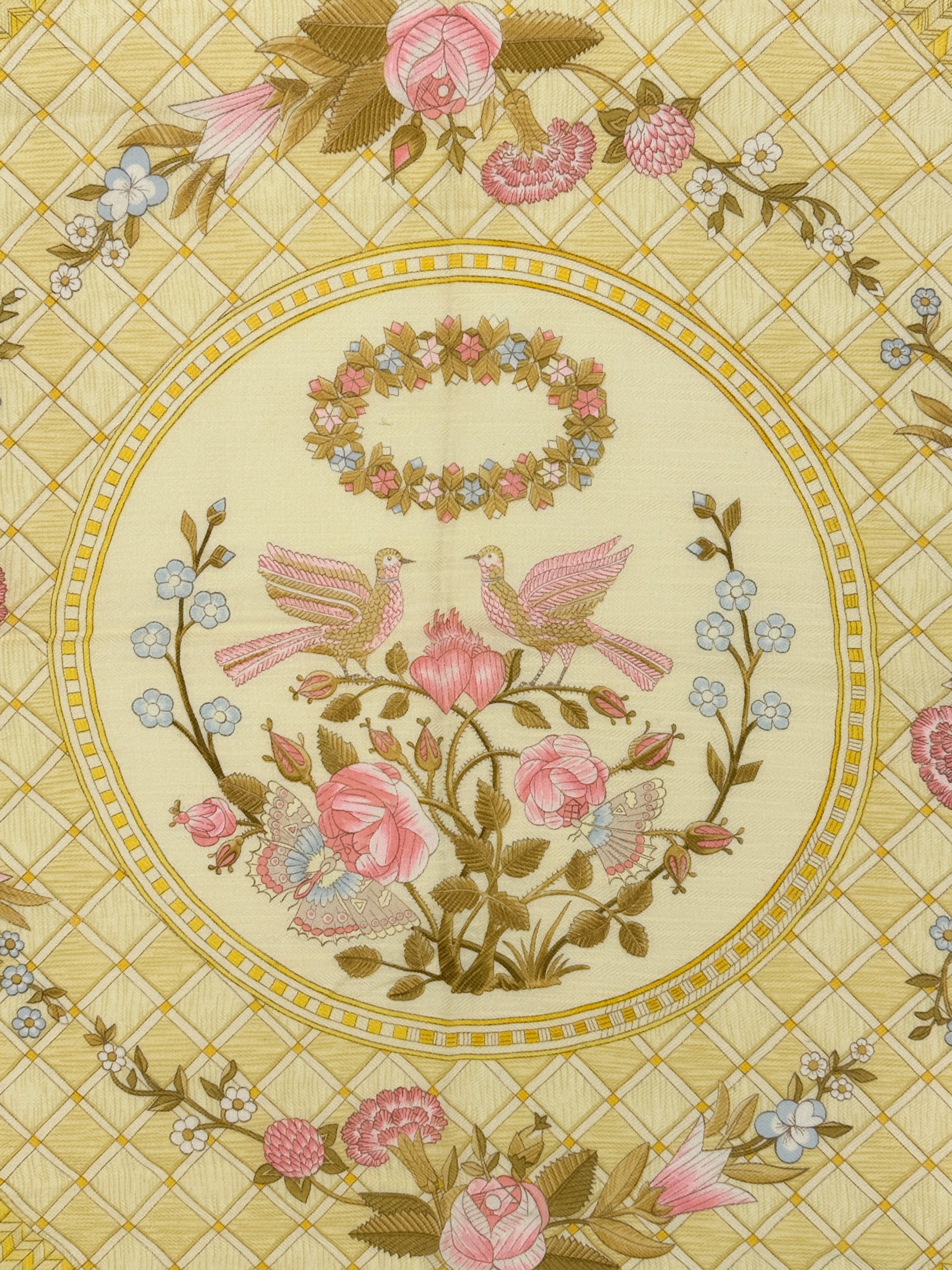 Hermès Jeux de Paille Cashmere Silk 90