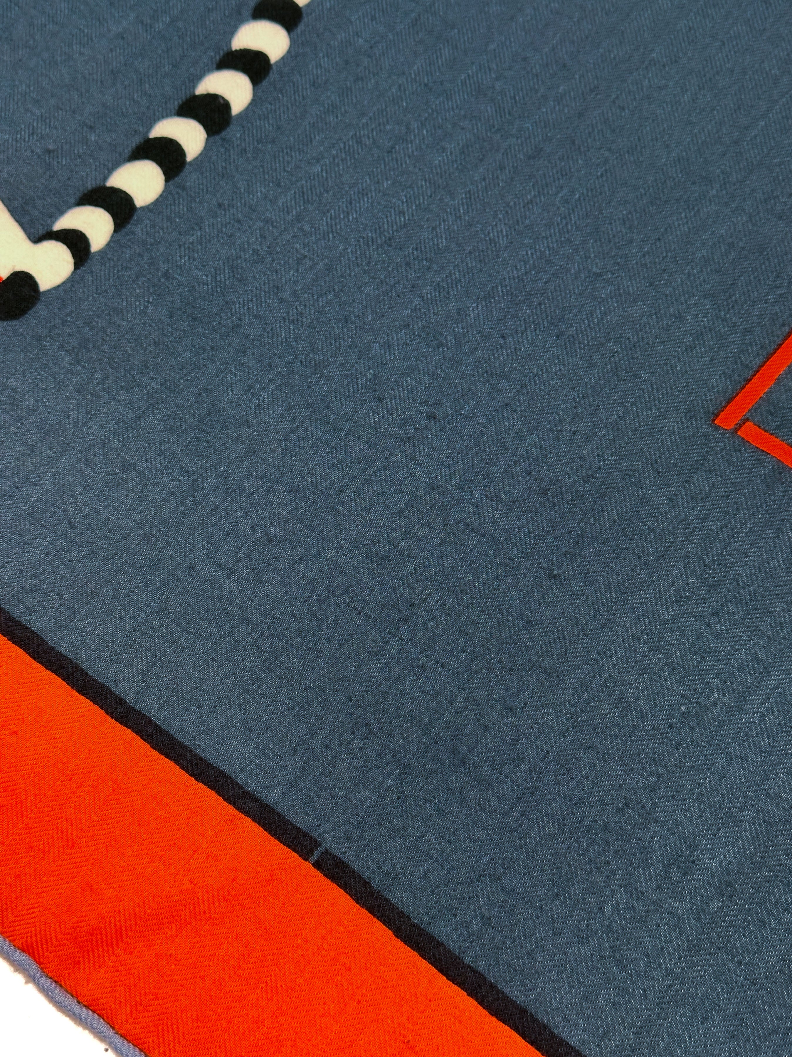 Hermès Montura de Gaucho Cashmere Silk 140