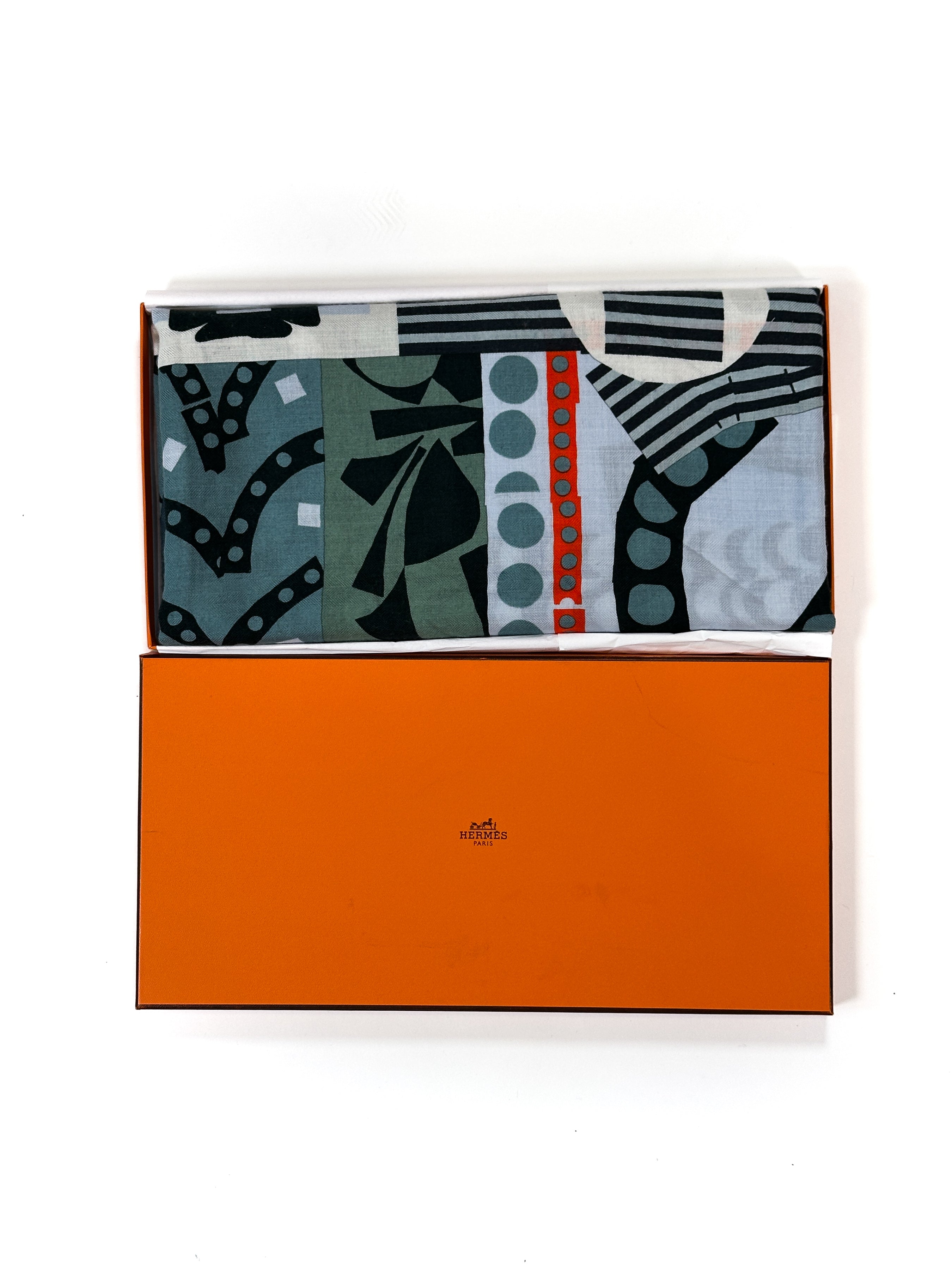 Hermès Montura de Gaucho Cashmere Silk 140