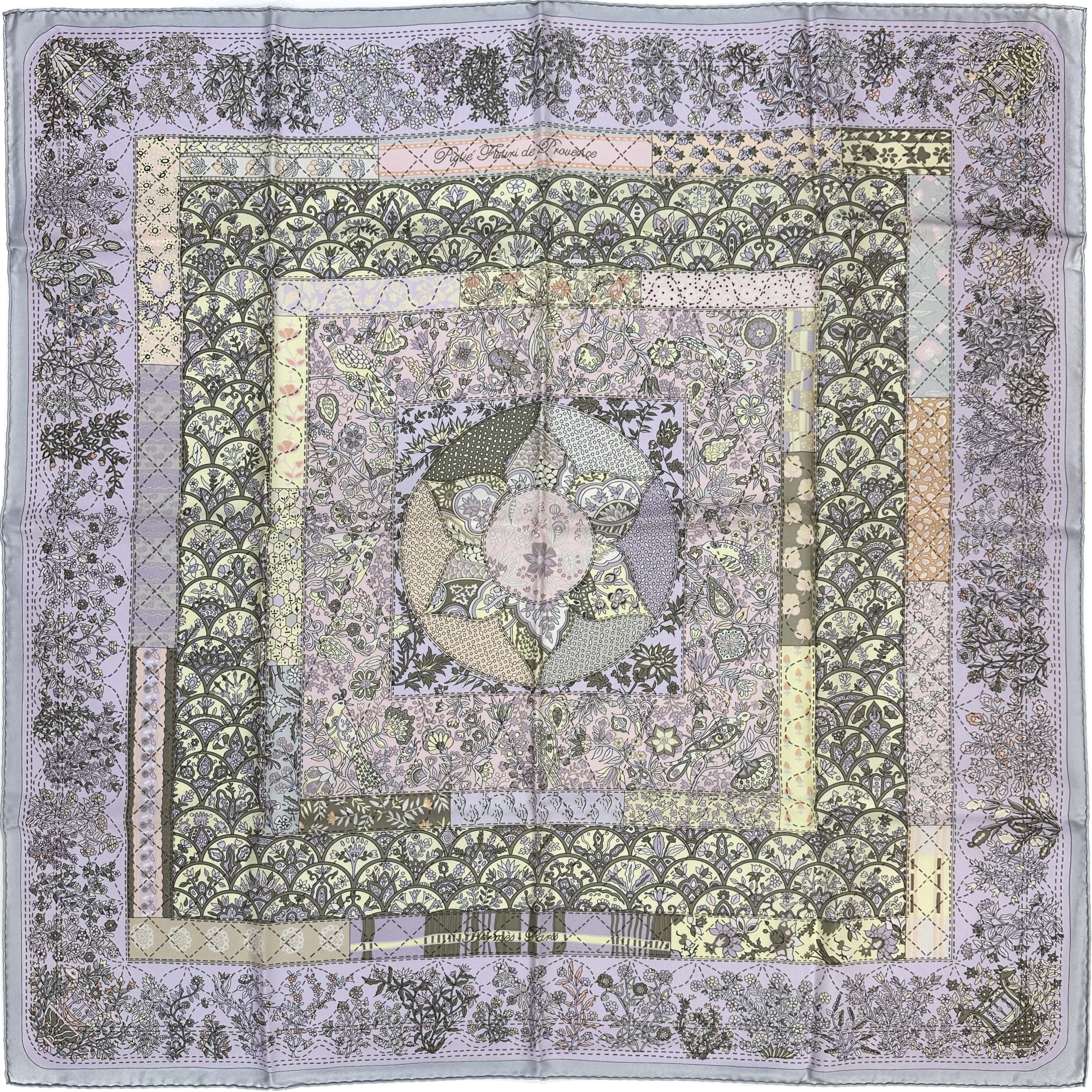 Hermès Piqué Fleuri de Provence 90