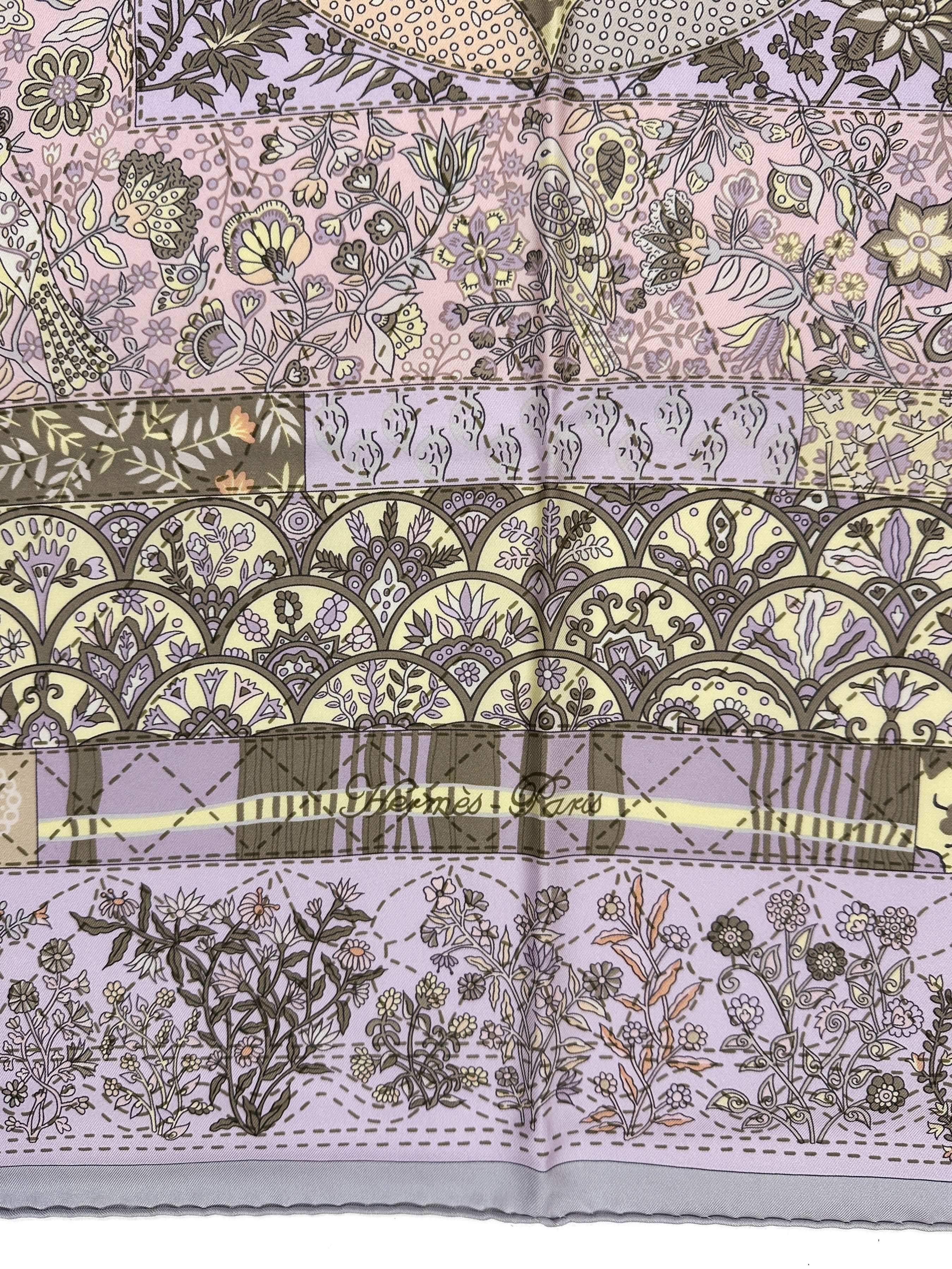 Hermès Piqué Fleuri de Provence 90