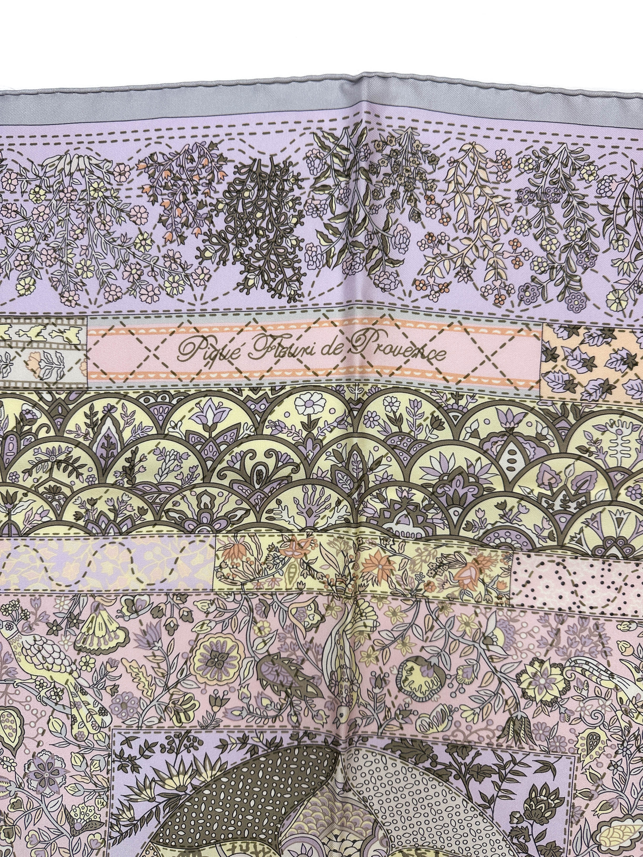 Hermès Piqué Fleuri de Provence 90