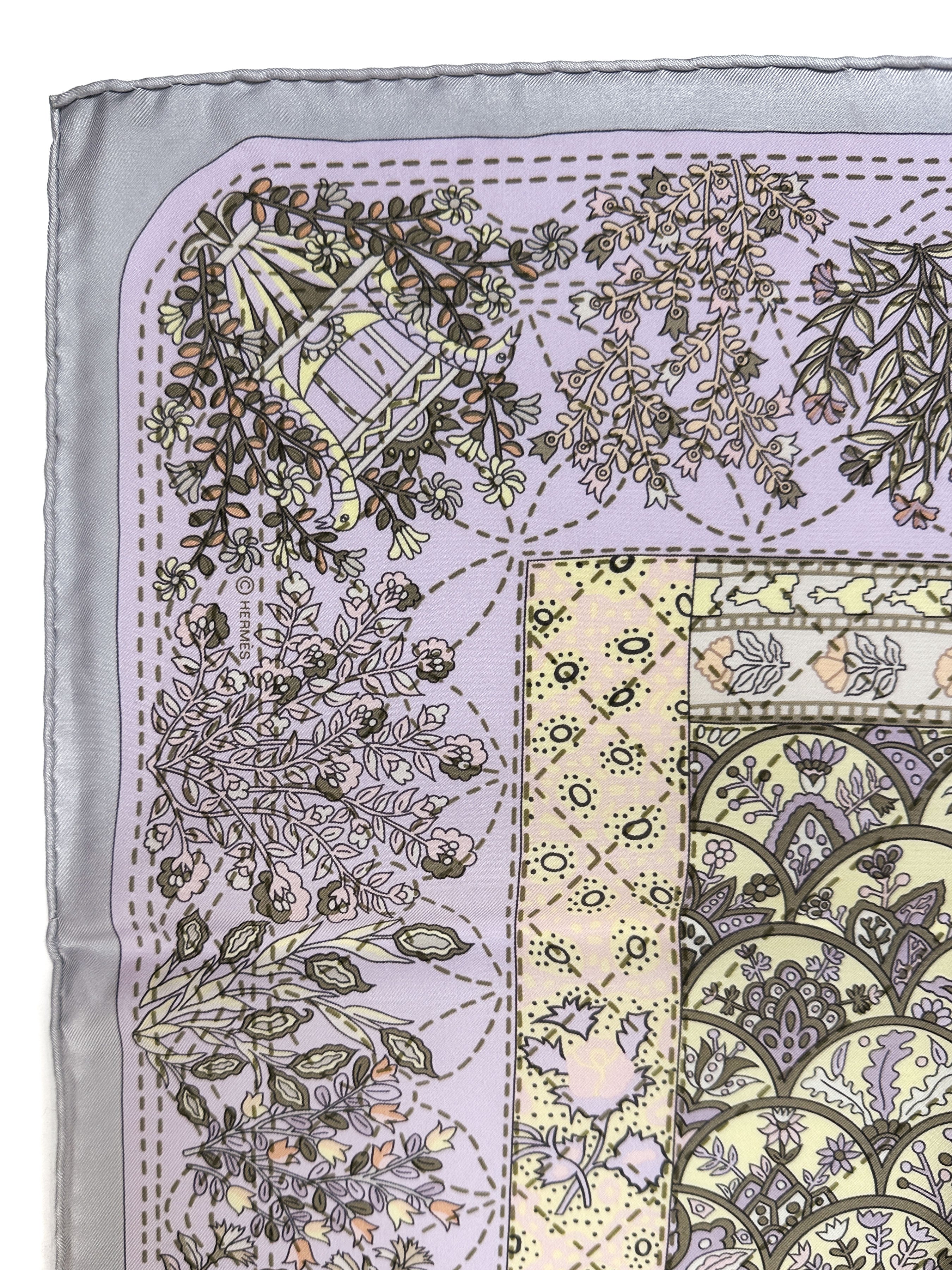 Hermès Piqué Fleuri de Provence 90