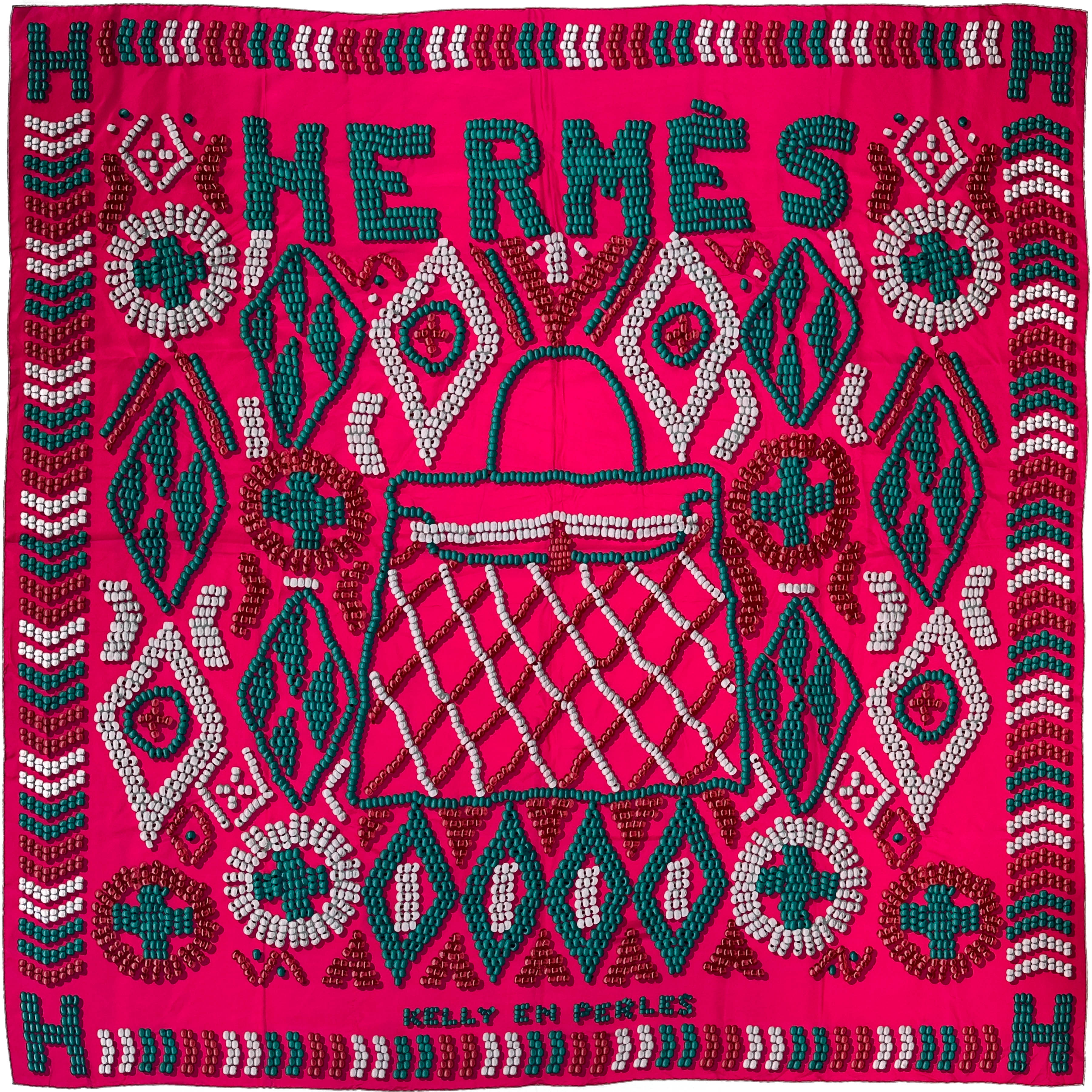 Hermès Kelly en Perles Wash Silk 140
