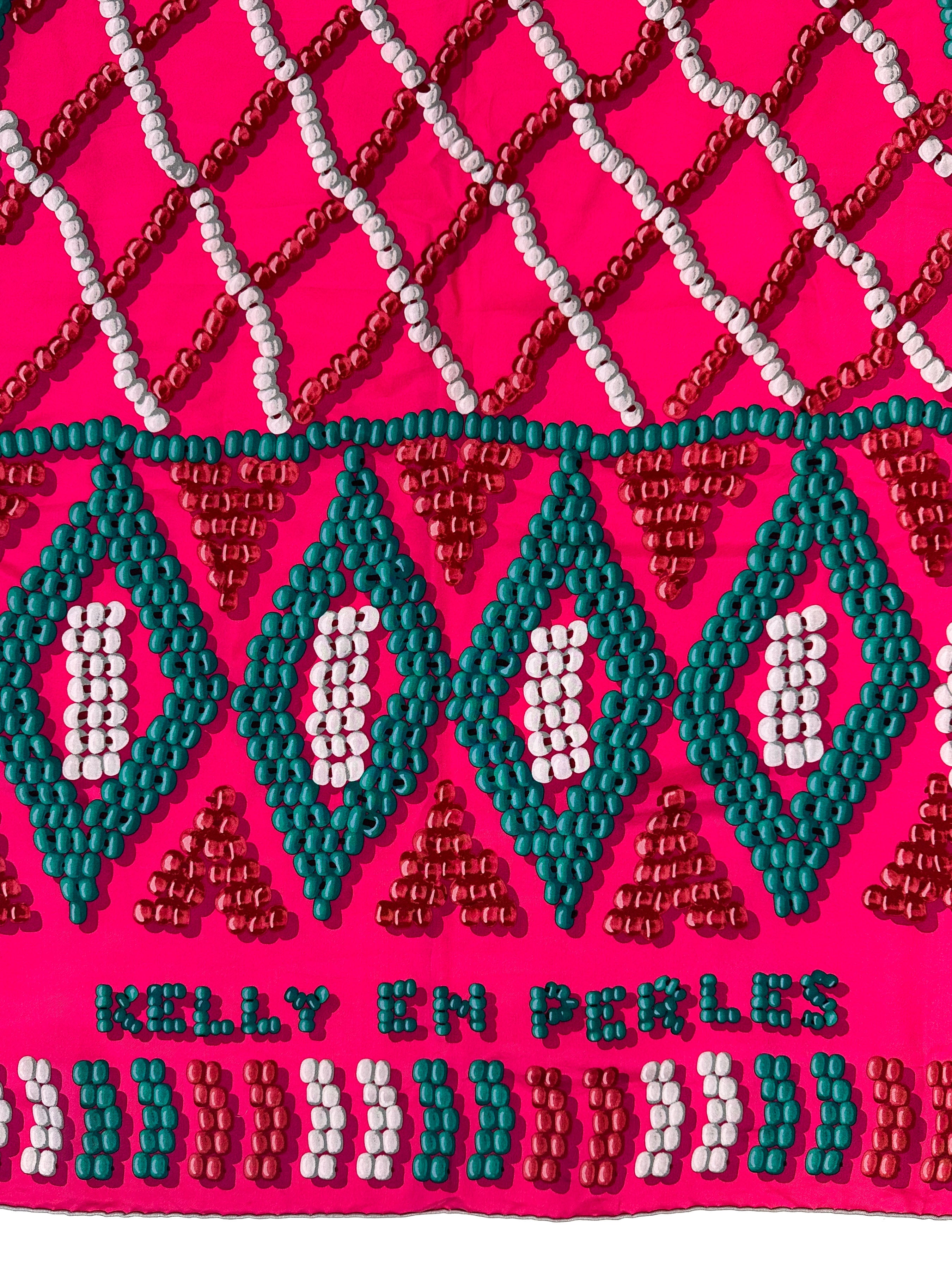 Hermès Kelly en Perles Wash Silk 140