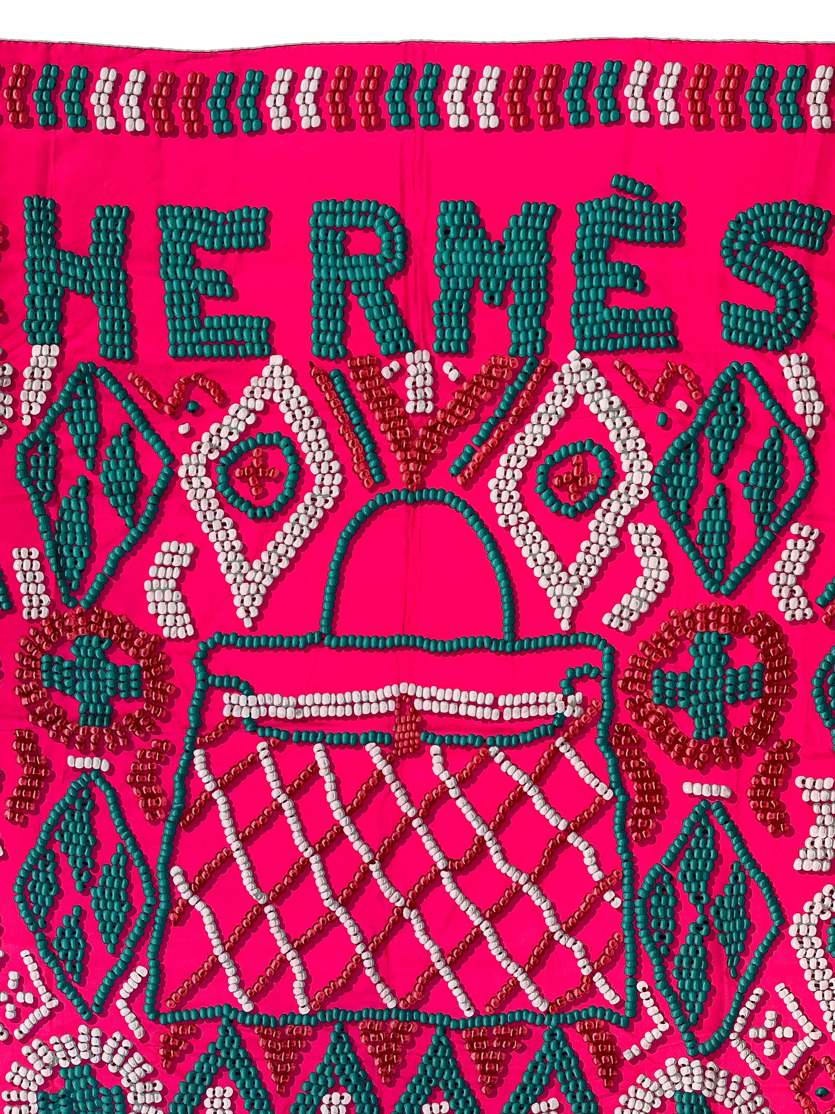 Hermès Kelly en Perles Wash Silk 140