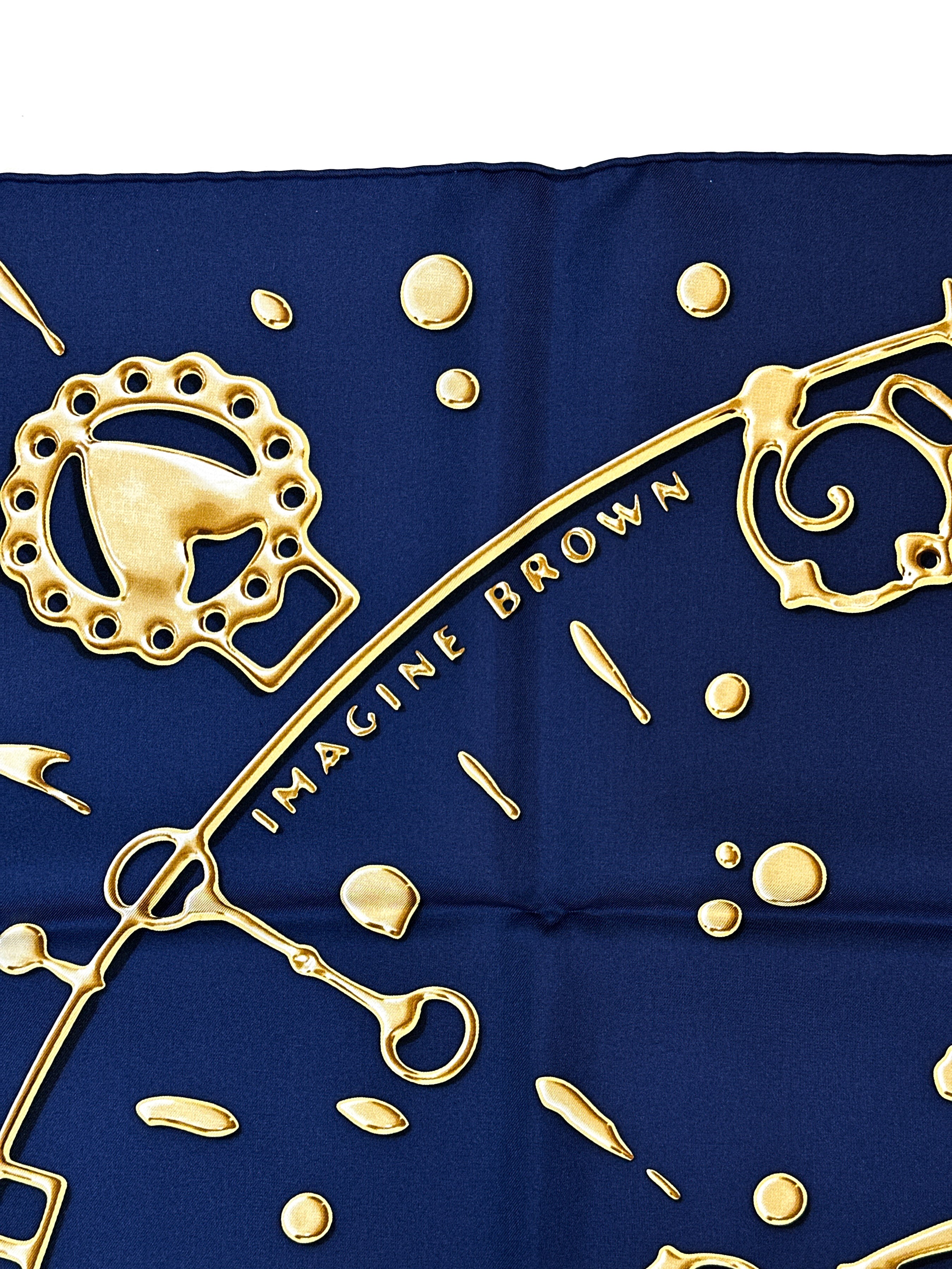 Hermès Limited Edition Cheval Fusion For Brown University 90