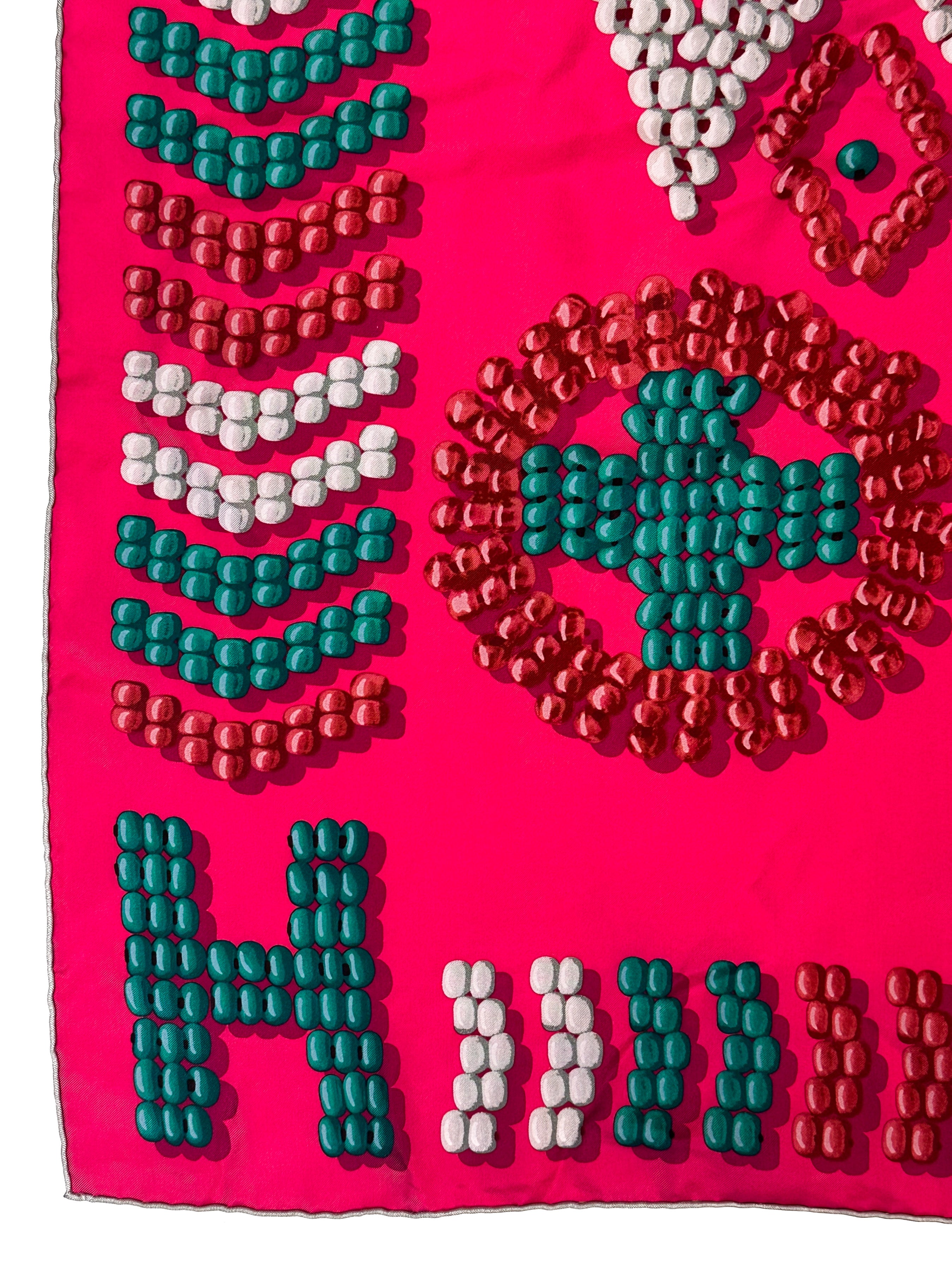Hermès Kelly en Perles Wash Silk 140