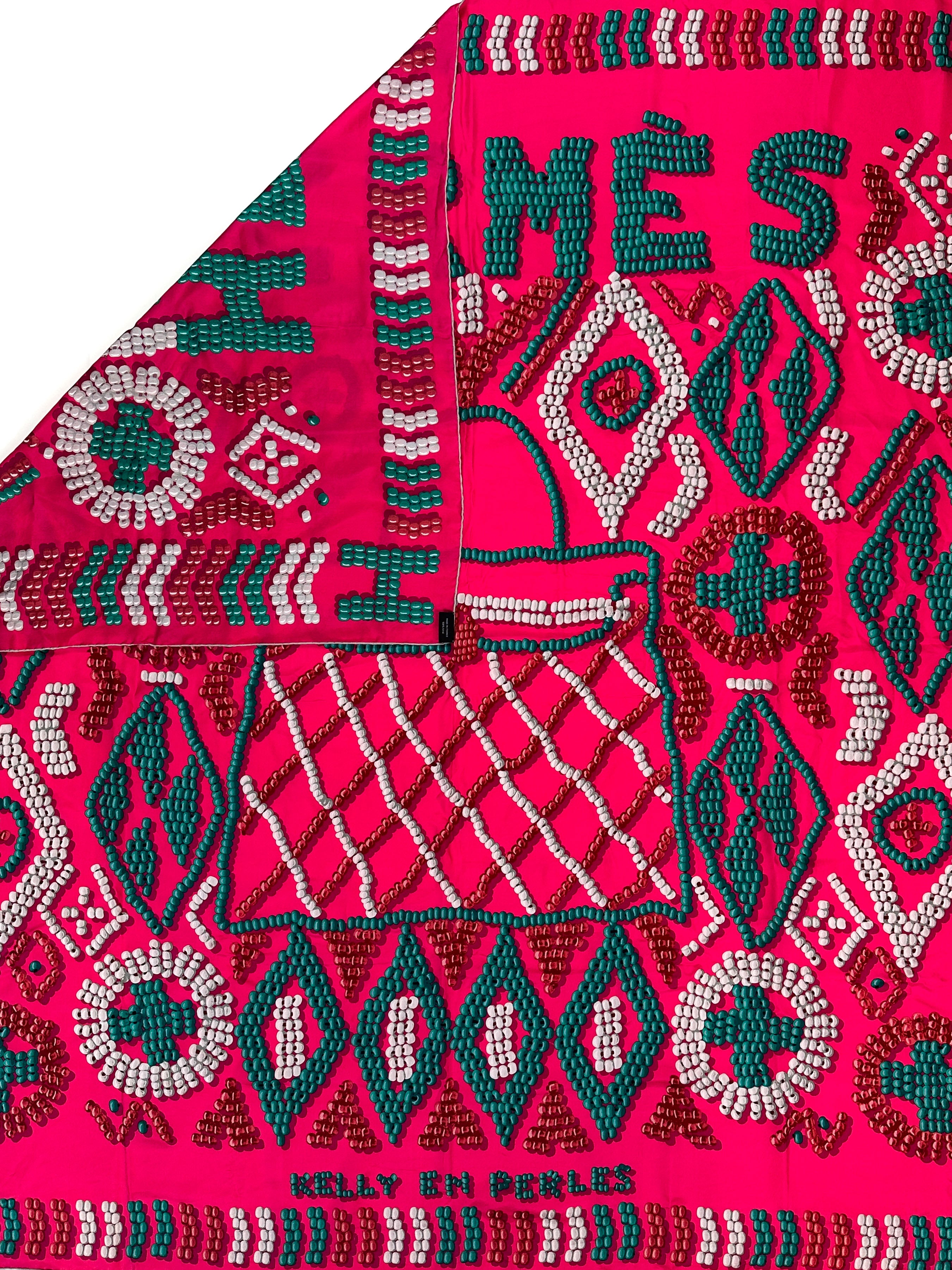 Hermès Kelly en Perles Wash Silk 140