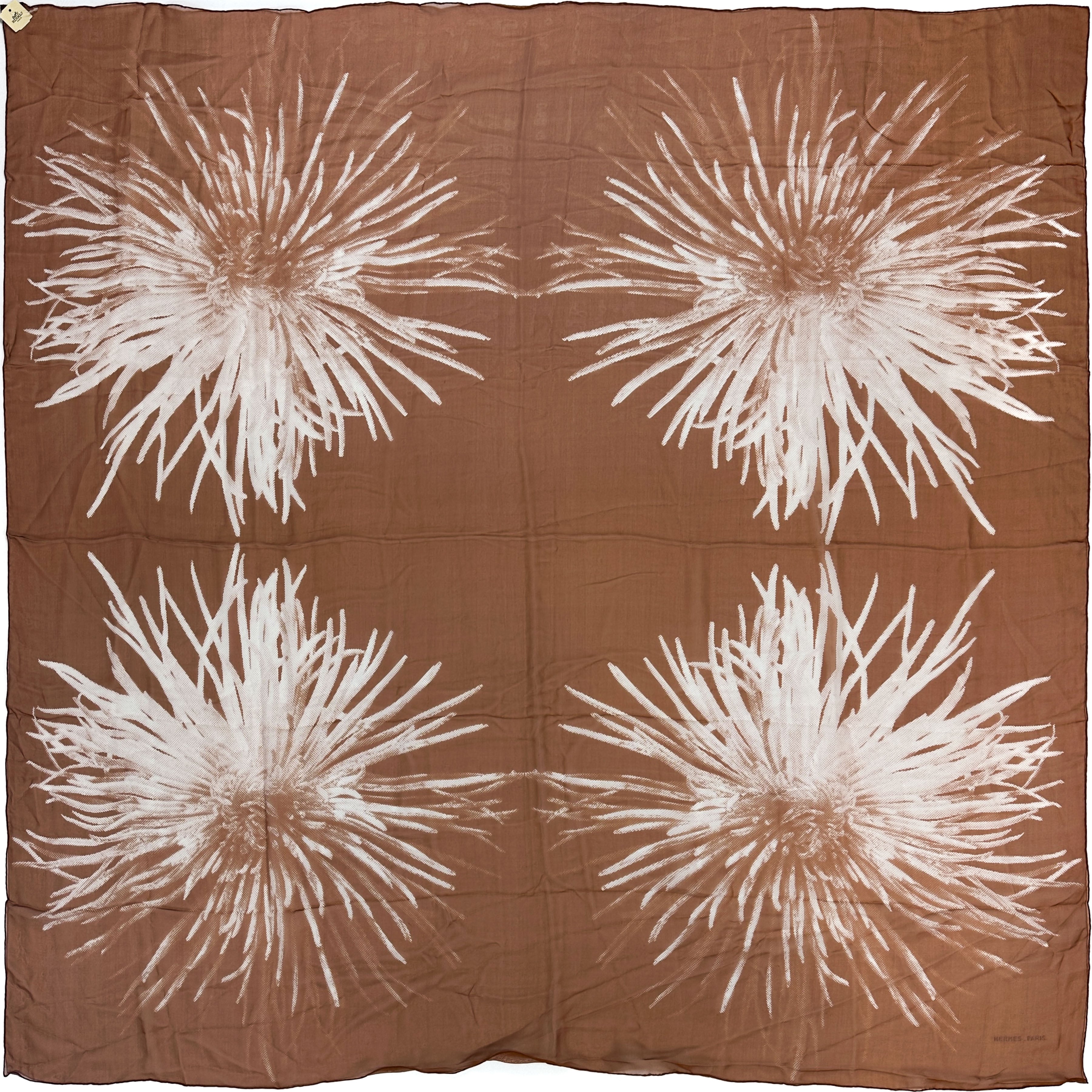 Hermès Dahlia II Mousseline 140