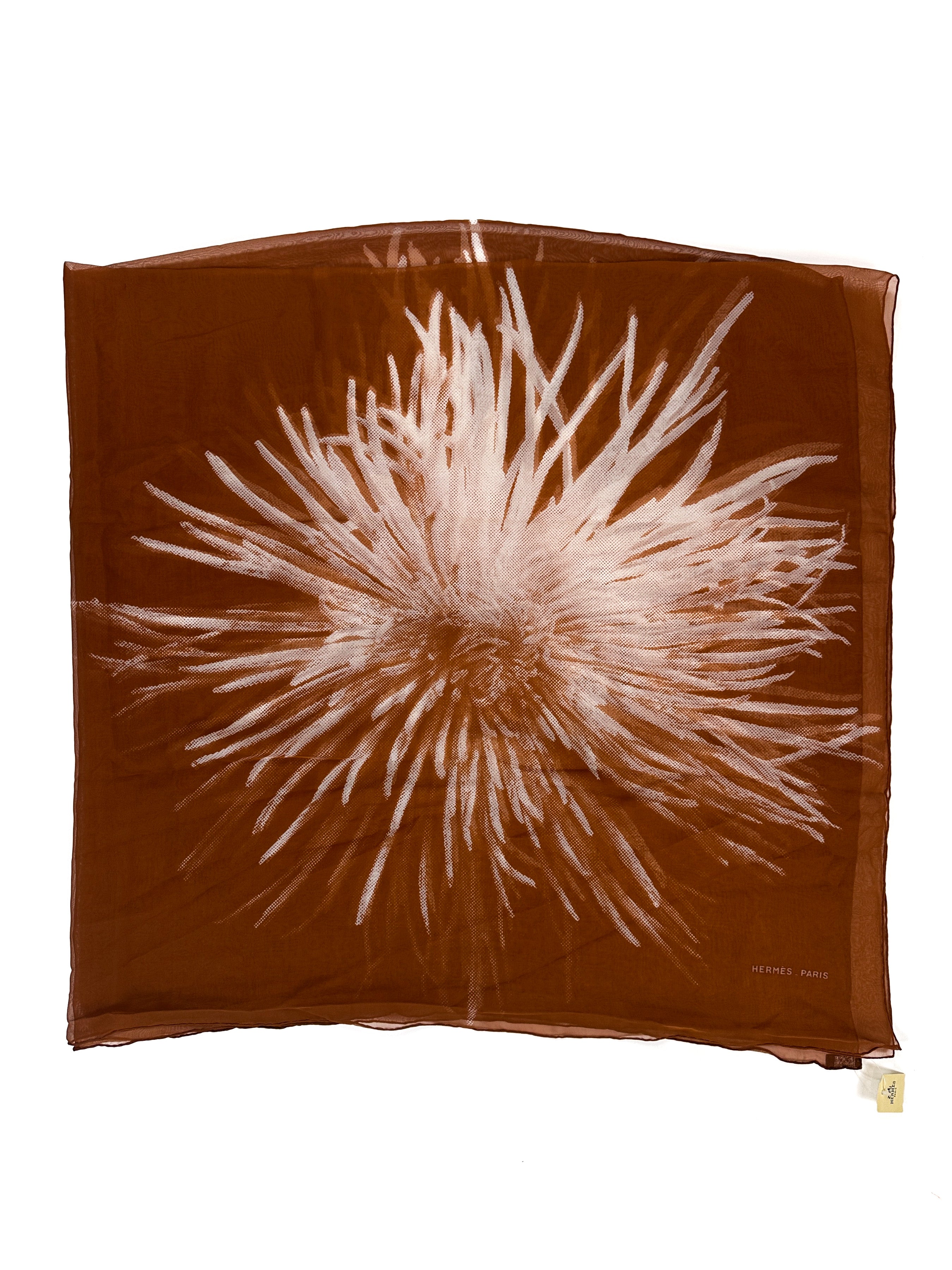 Hermès Dahlia II Mousseline 140
