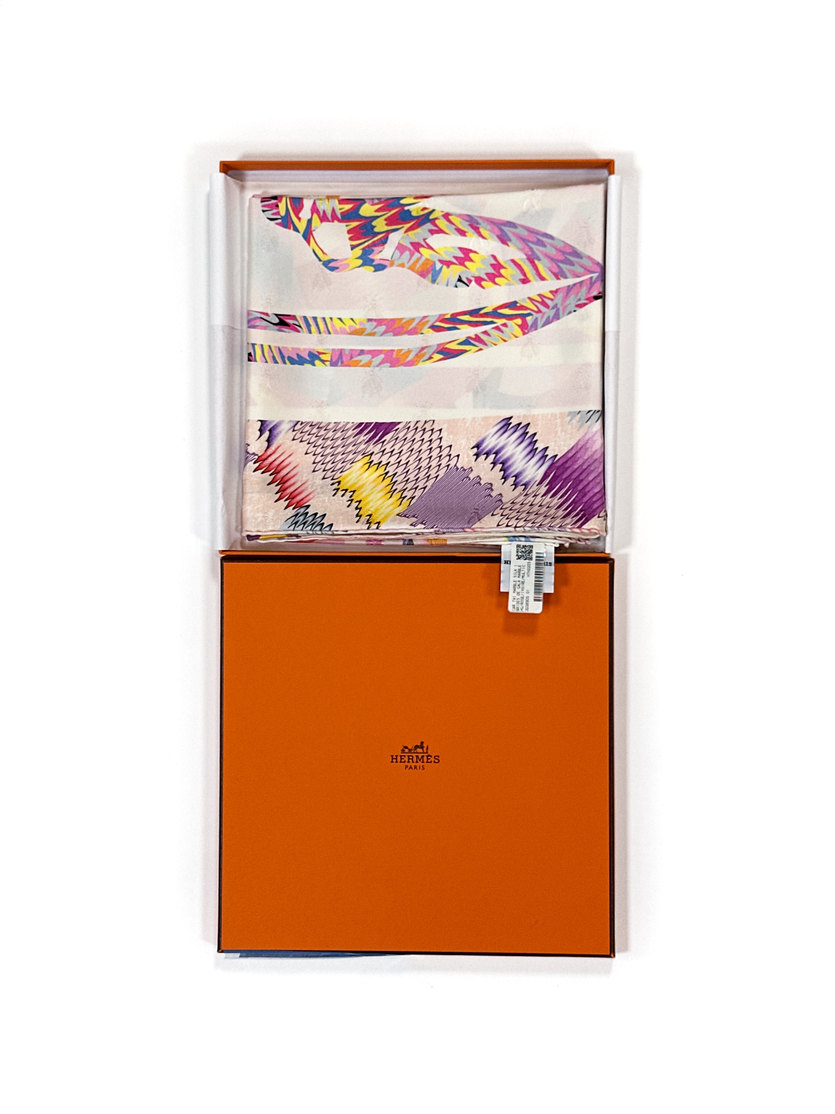 Hermès Brides de Gala Marble Jacquard 90