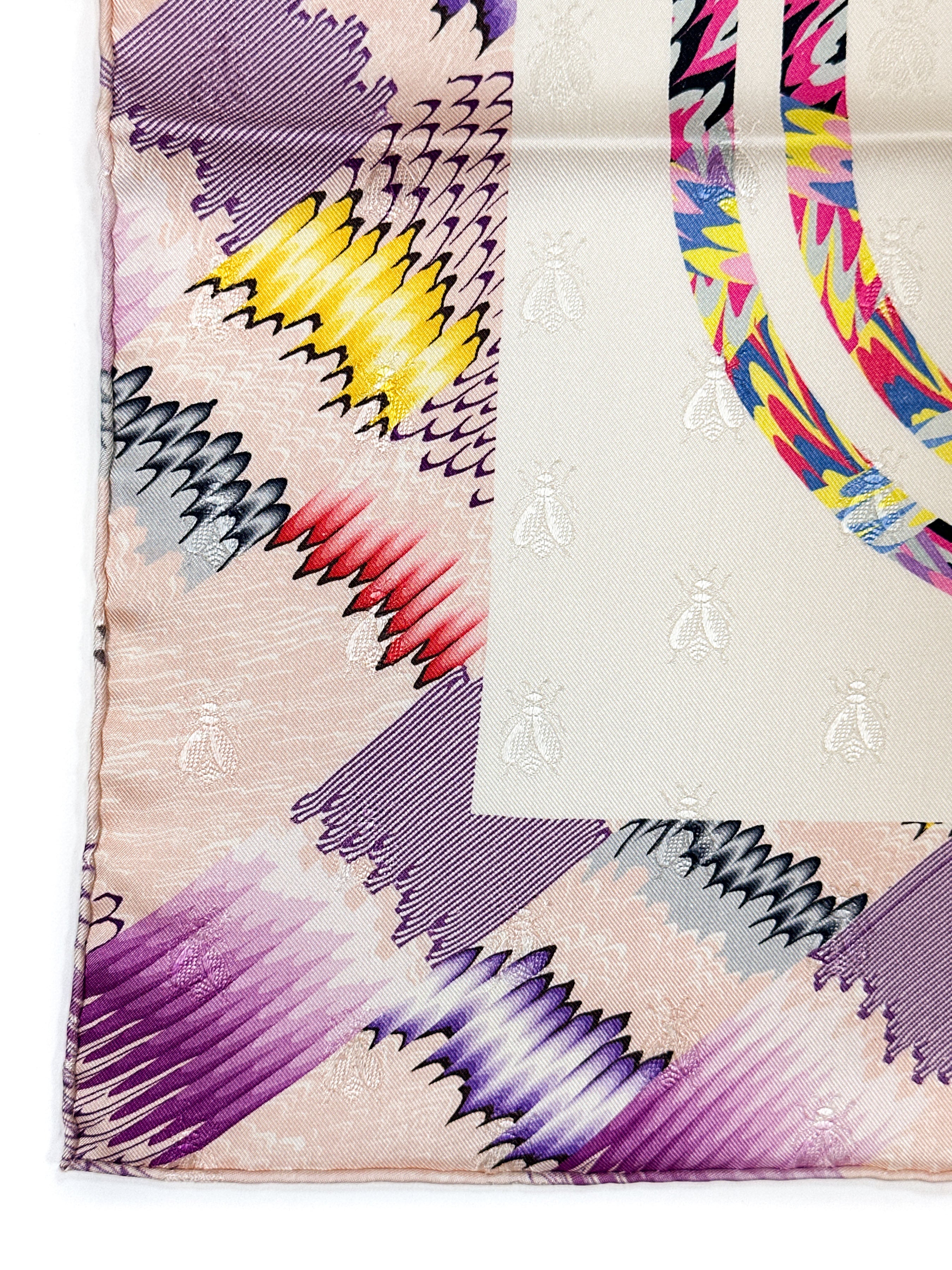 Hermès Brides de Gala Marble Jacquard 90