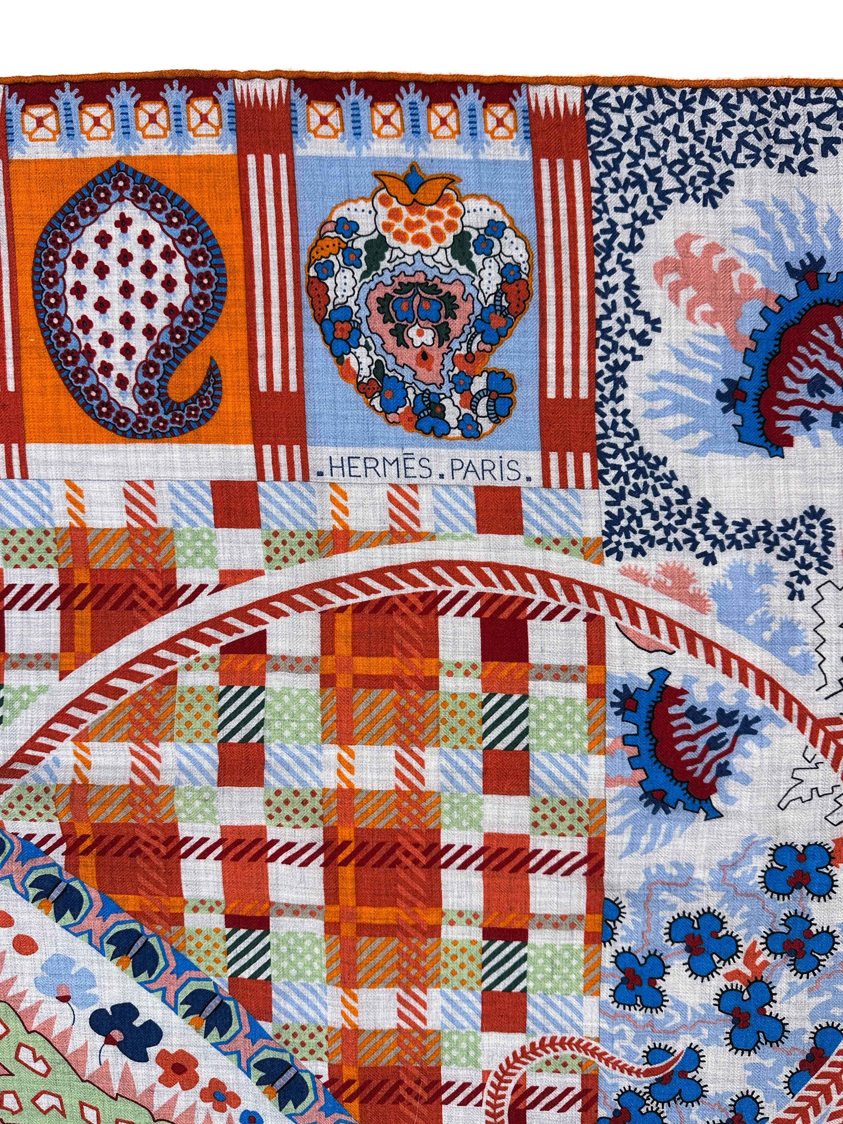 Hermès Paisley Blossom Cashmere Silk 140
