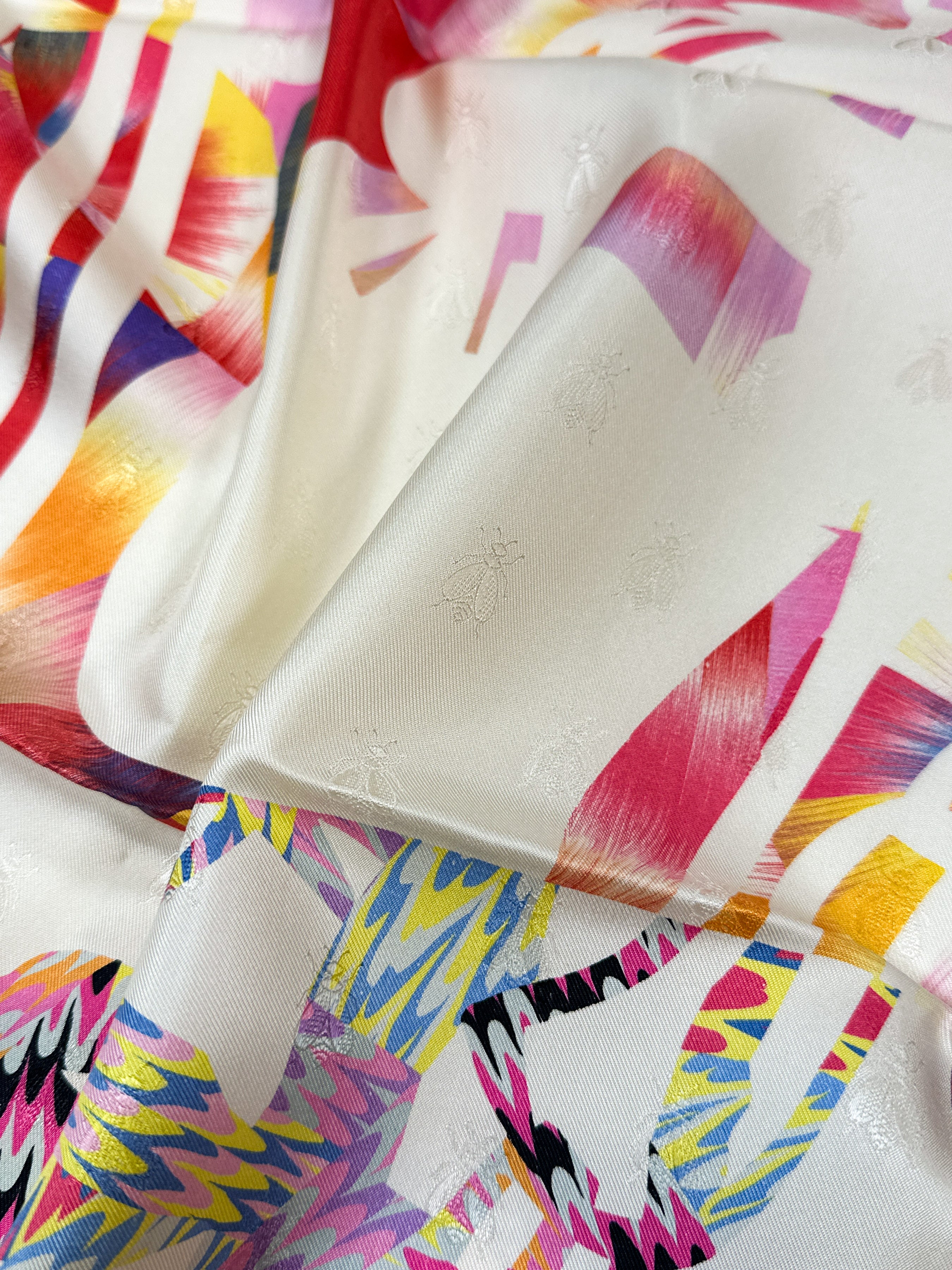 Hermès Brides de Gala Marble Jacquard 90
