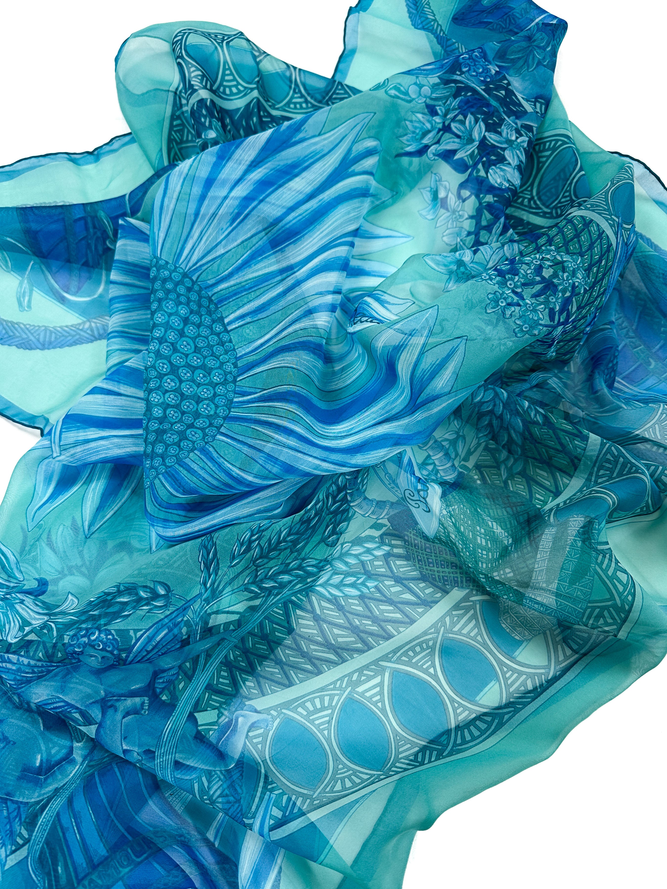 Hermès Amours Mousseline 90