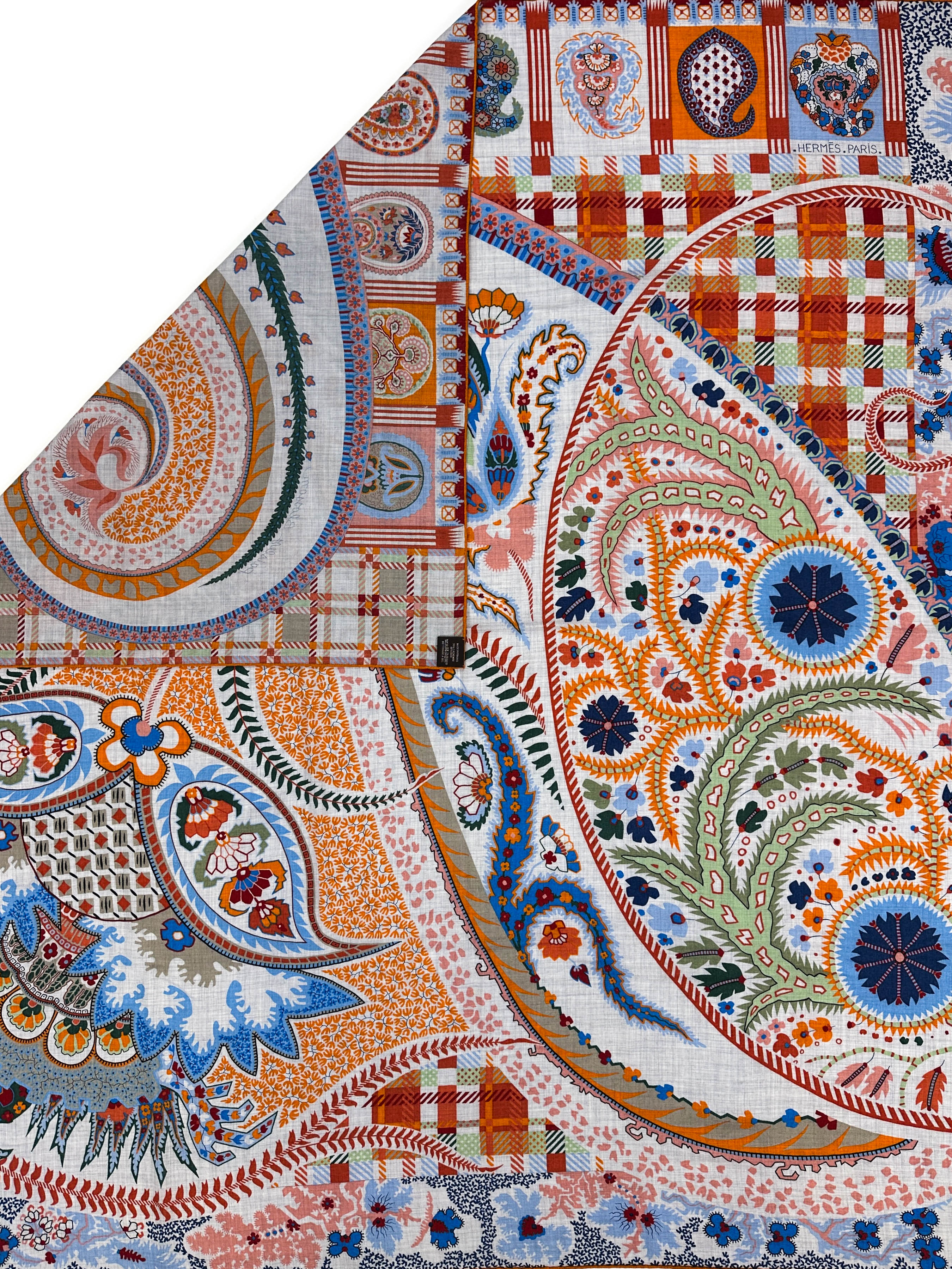 Hermès Paisley Blossom Cashmere Silk 140