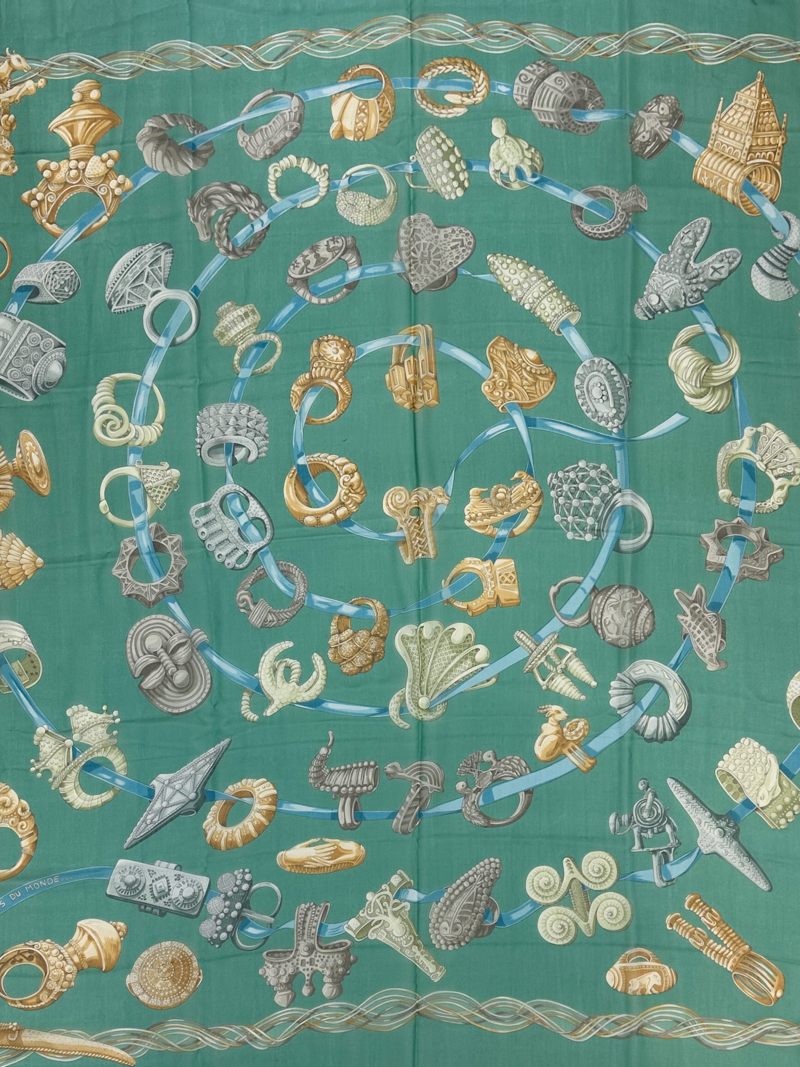 Hermès Alliances du Monde Mousseline 140